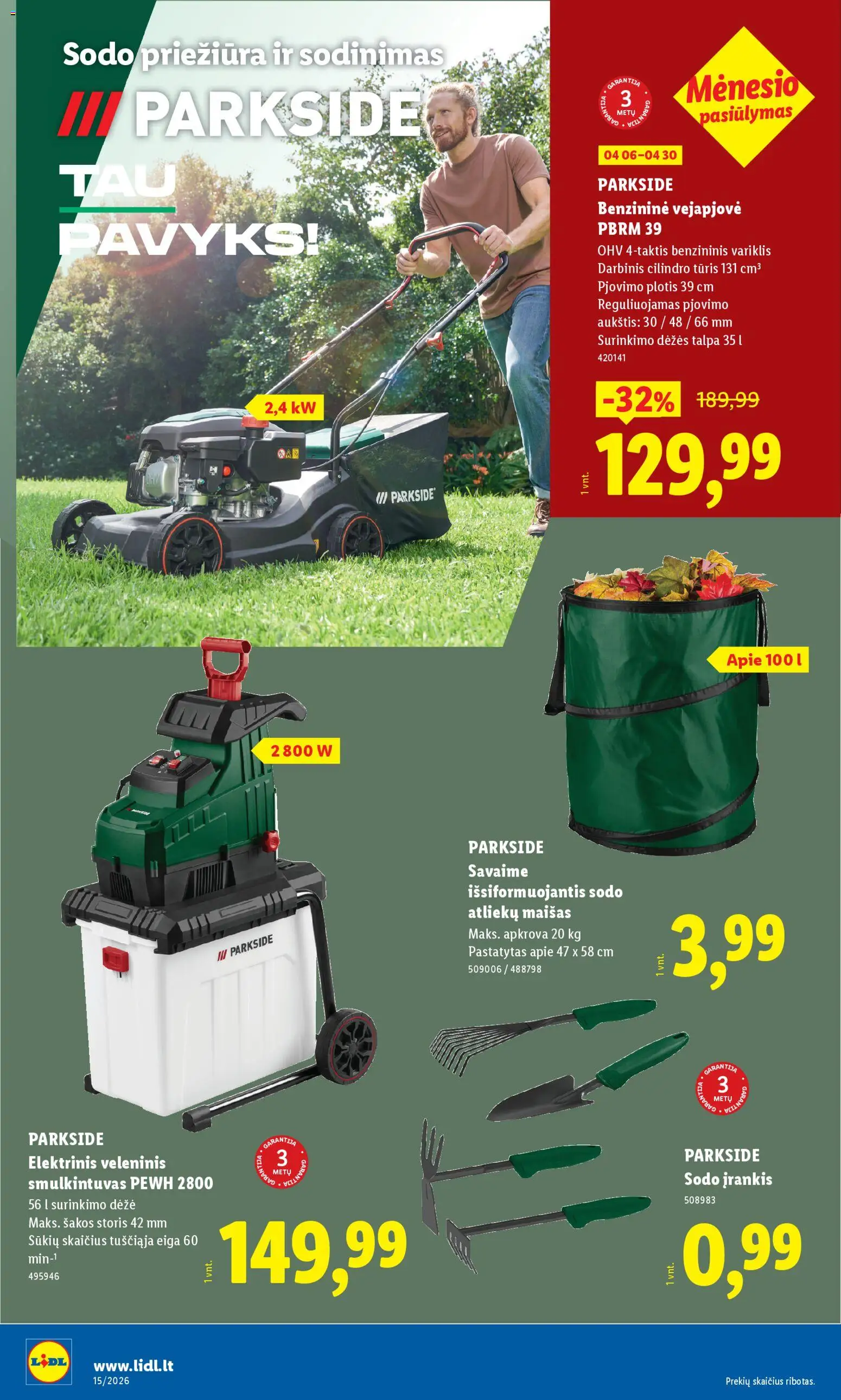 LIDL akcijos nuo 06.04.2026 | Puslapis: 6 | Prekių: Dėžė, Smulkintuvas