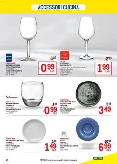 Anteprima del volantino Metro volantino valido a partire dal 02.04.2026 | Pagina: 43 | Prodotti: Calice, Vino, Piatto, Vino rosso
