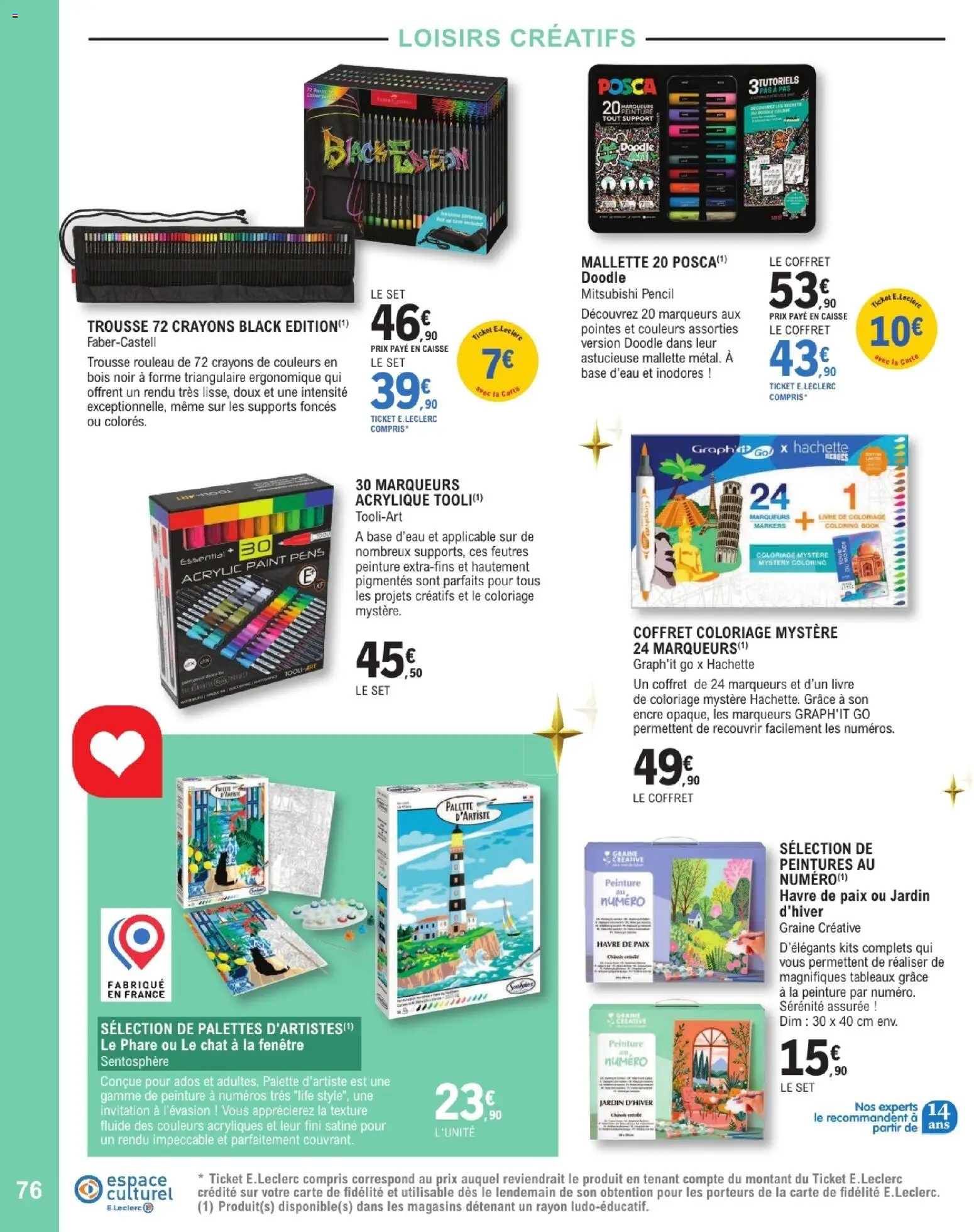 {H1} | Page: 76 | Produits: Livre de coloriage, Base, Rouleau, Livre