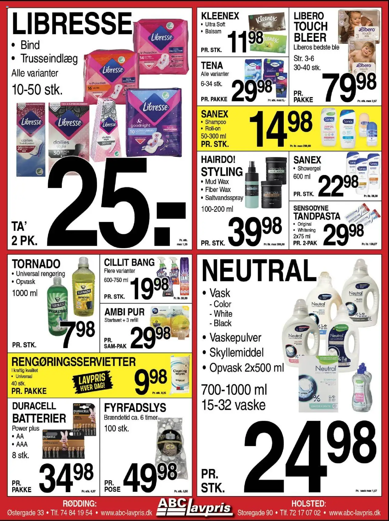 Abc Lavpris tilbudsavis – gyldig fra 15.10.2025 | Side: 7 | Produkter: Shampoo, Tandpasta, Batterier, Mus