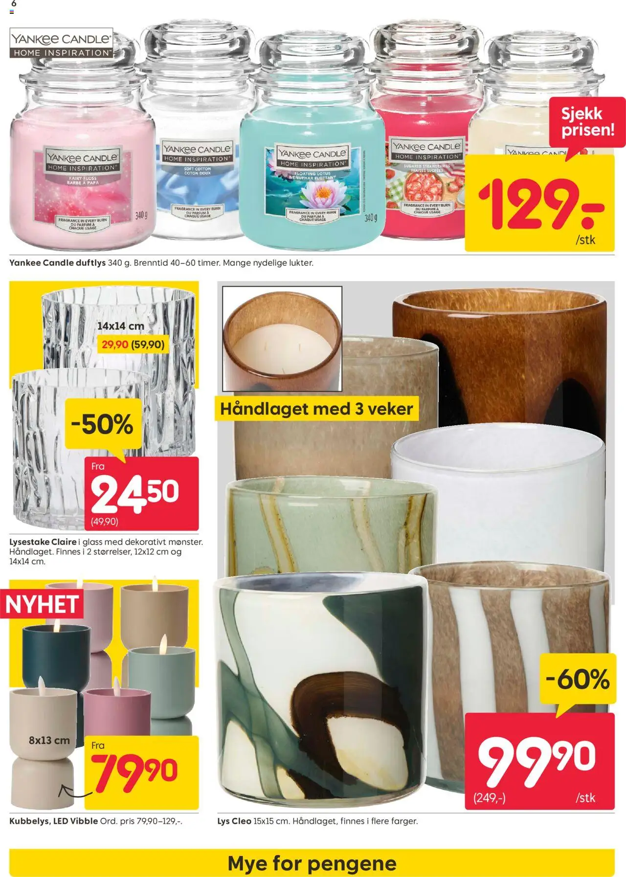  | Side: 6 | Produkter: Glass, Lys, Sparris, Duftlys