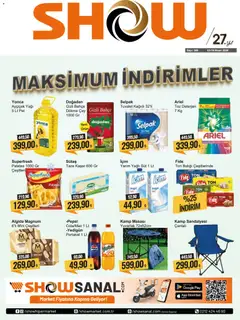 03.04.2026 tarihinden itibaren geçerli olan Show Market kataloğu önizlemesi