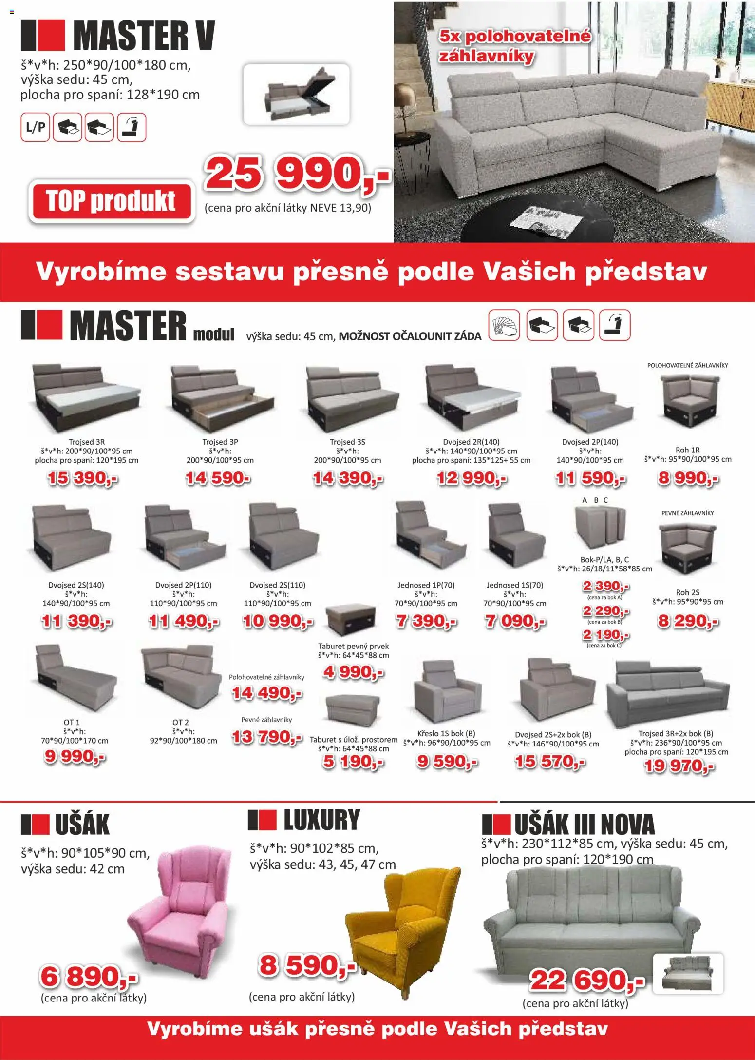 Jamall nábytek leták - Výprodej od 02.02.2026 | Strana: 4 | Produkty: Taburet, Křeslo