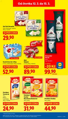 Náhled letáku Mini Babybel, 9 x 20 g od 12.03.2026 | Strana: 21