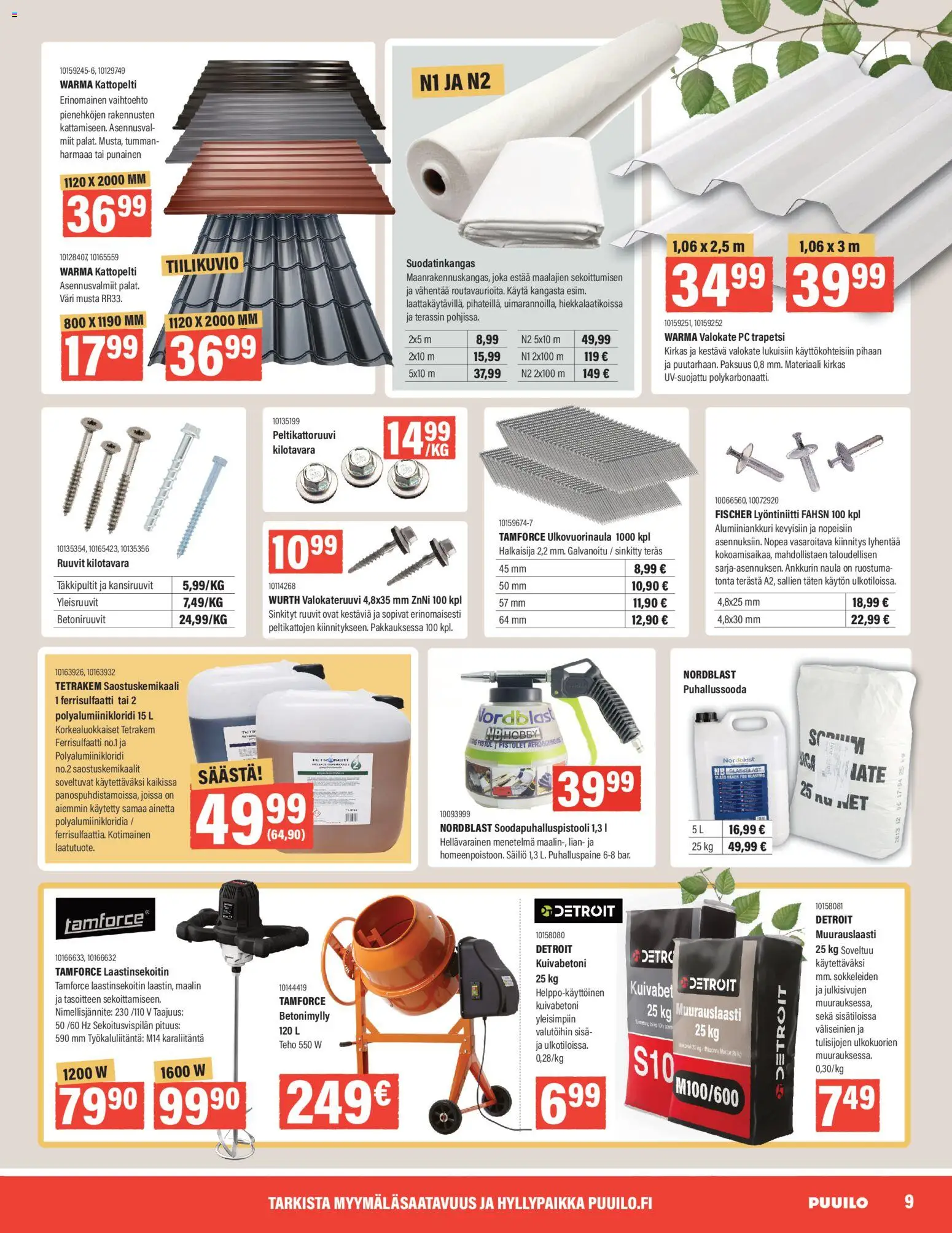 Puuilo tarjoukset – voimassa 27.04.2026 alkaen | Sivu: 9 | Tuotteet: Ruuvit, PC
