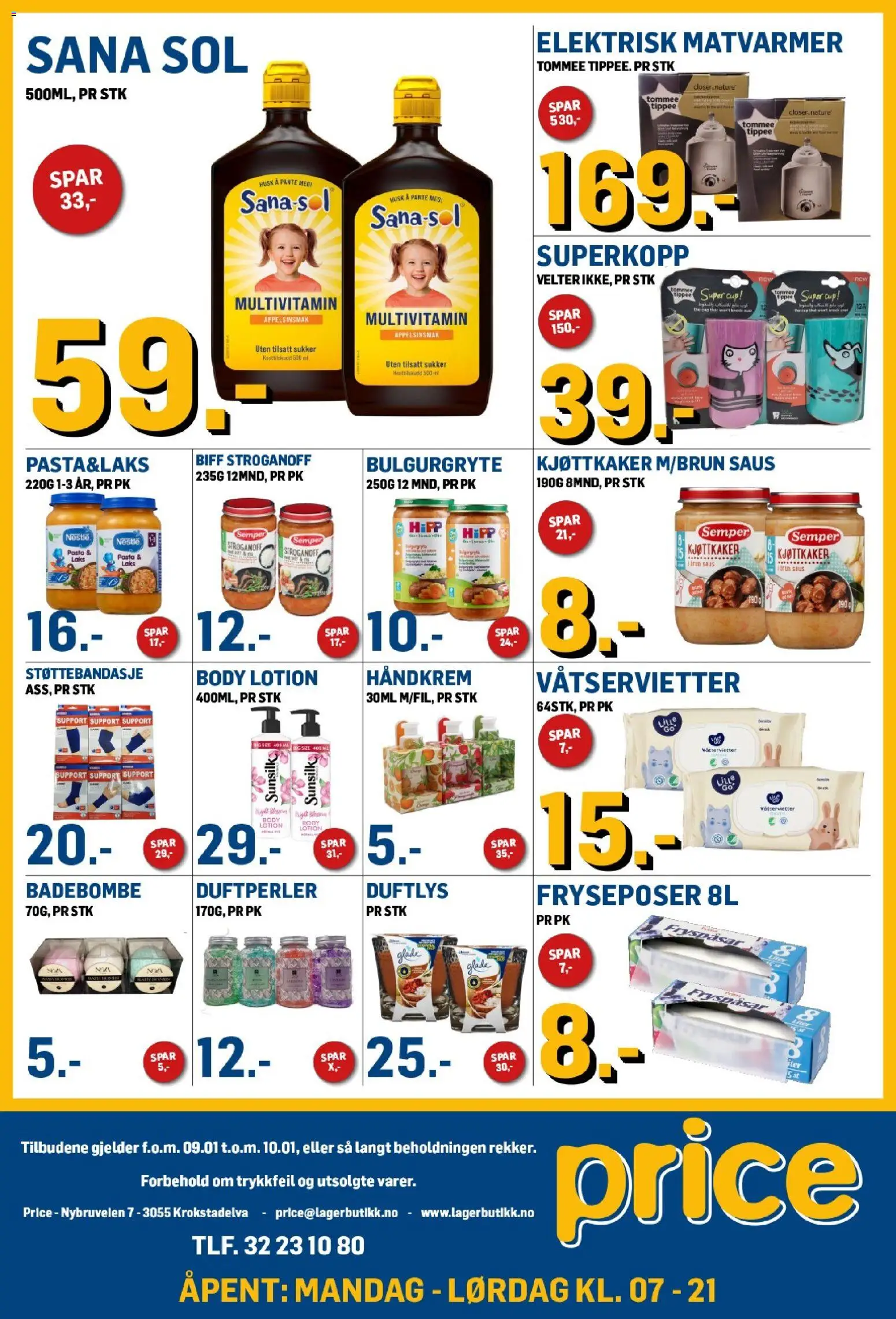 {H1} | Side: 3 | Produkter: Håndkrem, Body, Biff, Pasta