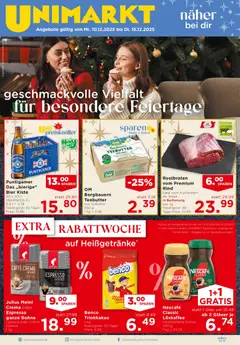 Unimarkt Flugblatt ab 10.12.2025 gültig