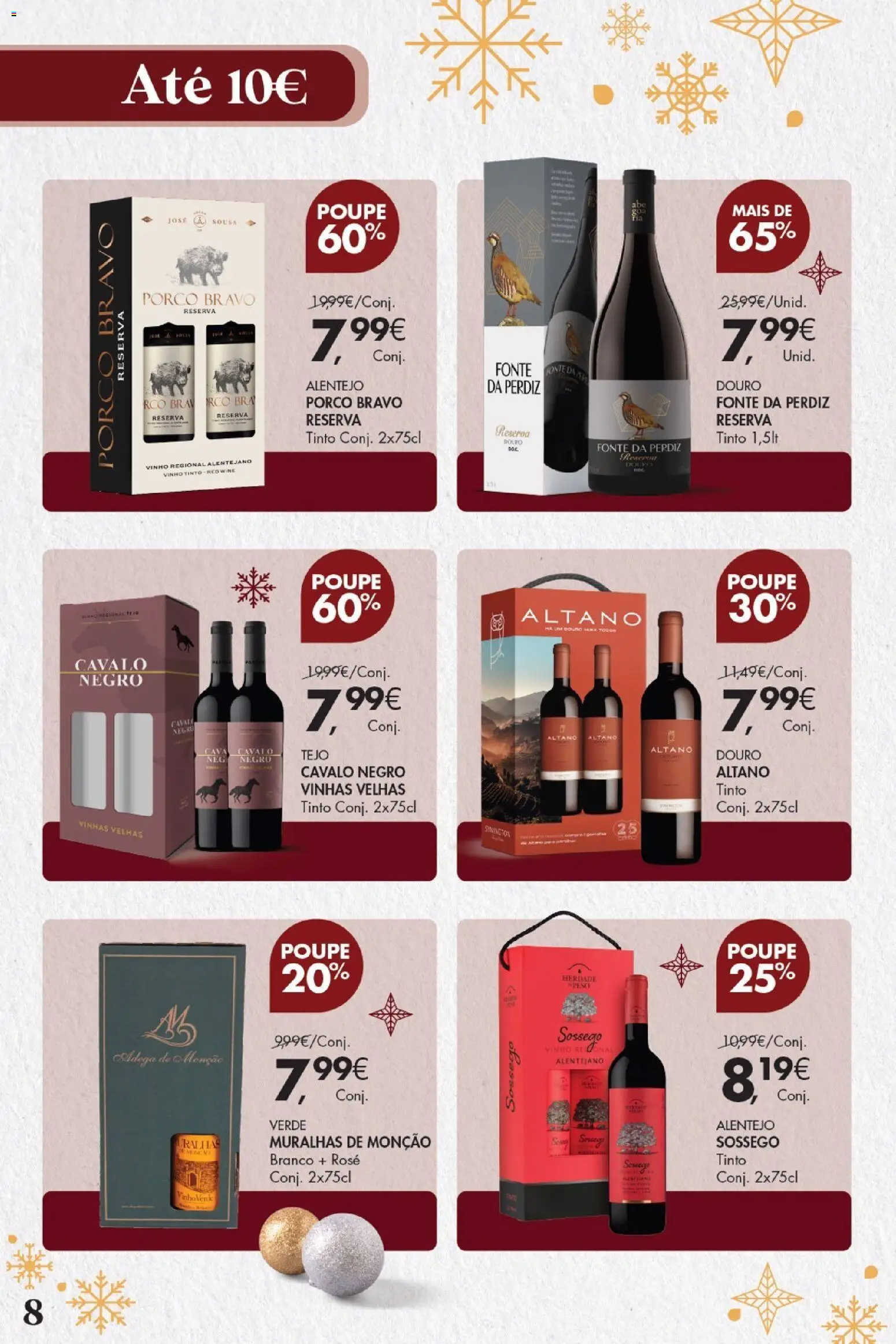 Pingo Doce - Vinhos de Natal │ válido de 02.12.2025 | Página: 8 | Produtos: Vinho, Vinho tinto