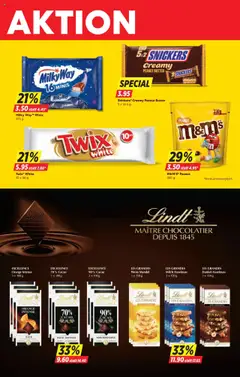 LES GRANDES Milch Haselnuss, 3 x 150 g – gültig ab 16.09.2025 | Seite: 16