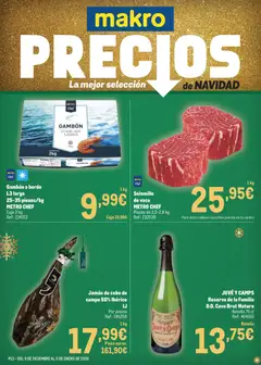 Vista previa Makro - Precios Especial Sur válido desde el 09.12.2025