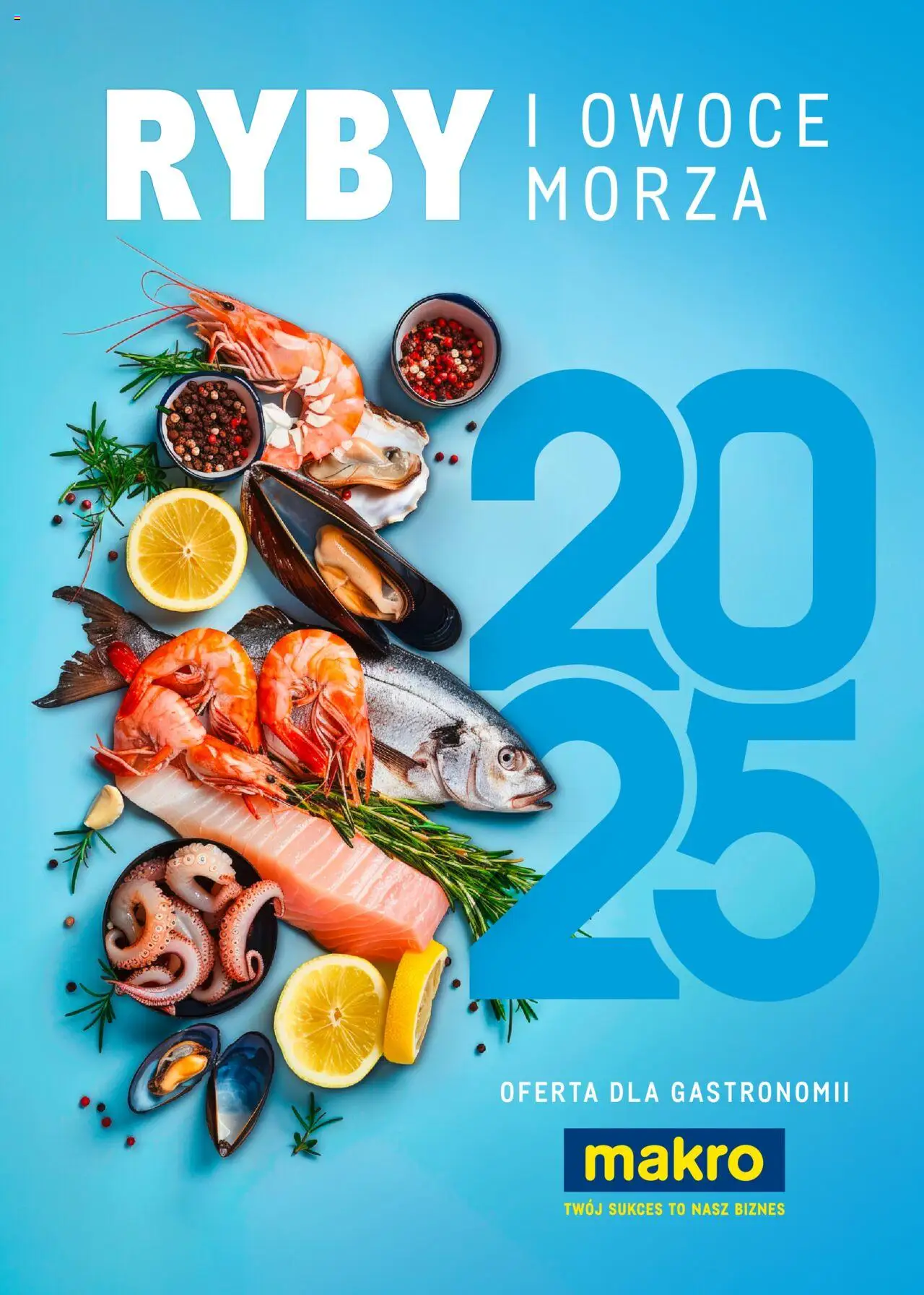 Makro Gazetka - Ryby i owoce morza od 01.05.2025 | Strona: 1 | Produkty: Ryby, Owoce, Owoce morza