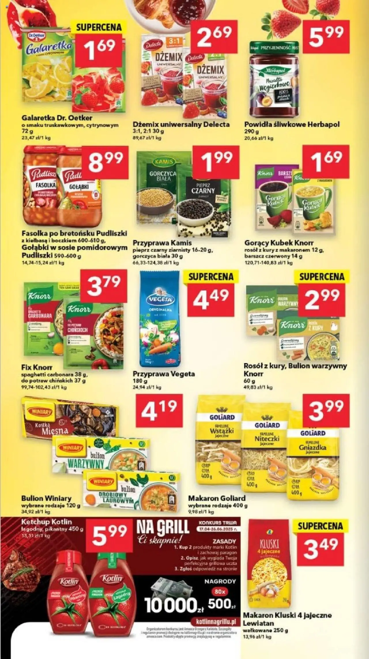Lewiatan gazetka - Gdańsk od 05.06.2025 | Strona: 4 | Produkty: Kiełbasa, Barszcz, Galaretka, Powidła śliwkowe