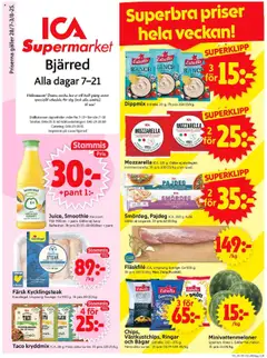 ICA Supermarket - Lomma - Förhandsvisning av reklamblad från butik ICA Supermarket aktuell från 28.07.2025