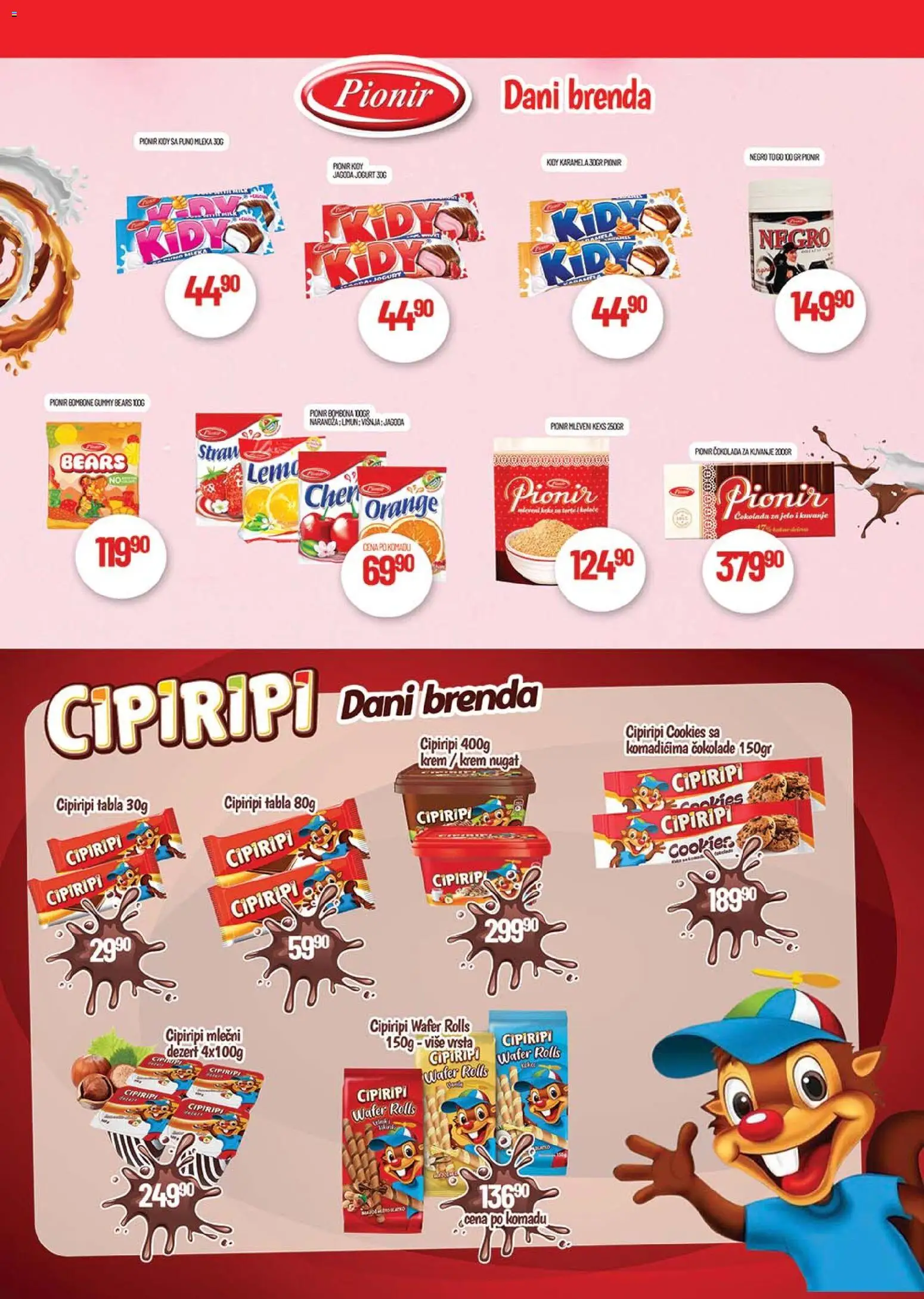 Medius katalog - važi od 16.12.2025 | Strana: 31 | Proizvode: Bombone, Čokolada za kuvanje, Jogurt, Čokolada