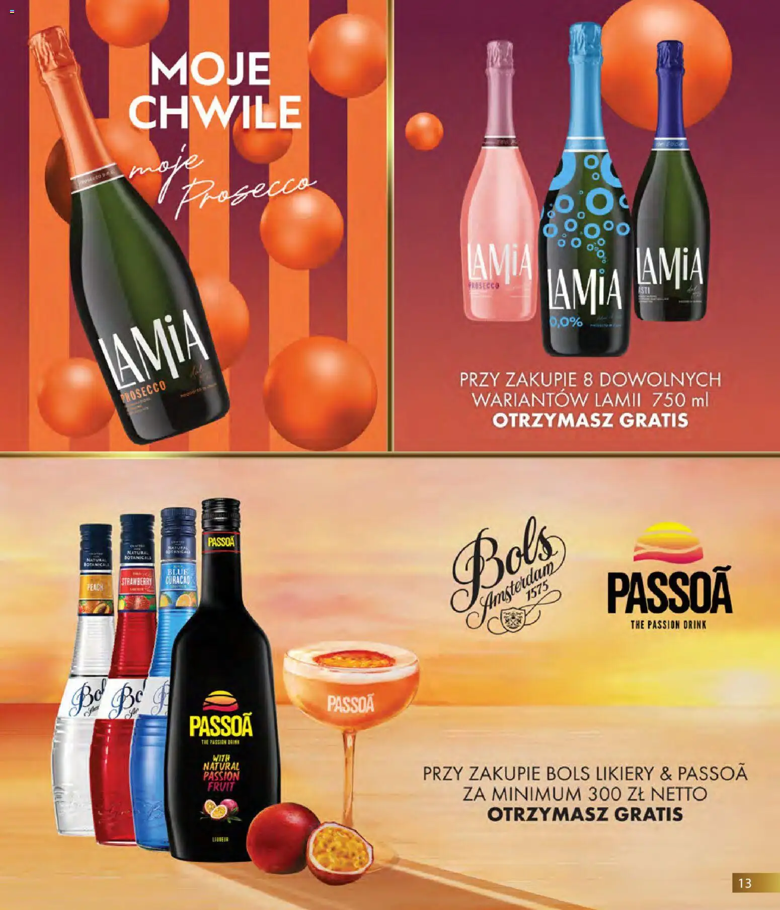 Eurocash gazetka - Horeca od 01.03.2026 | Strona: 13 | Produkty: Passoa, Prosecco