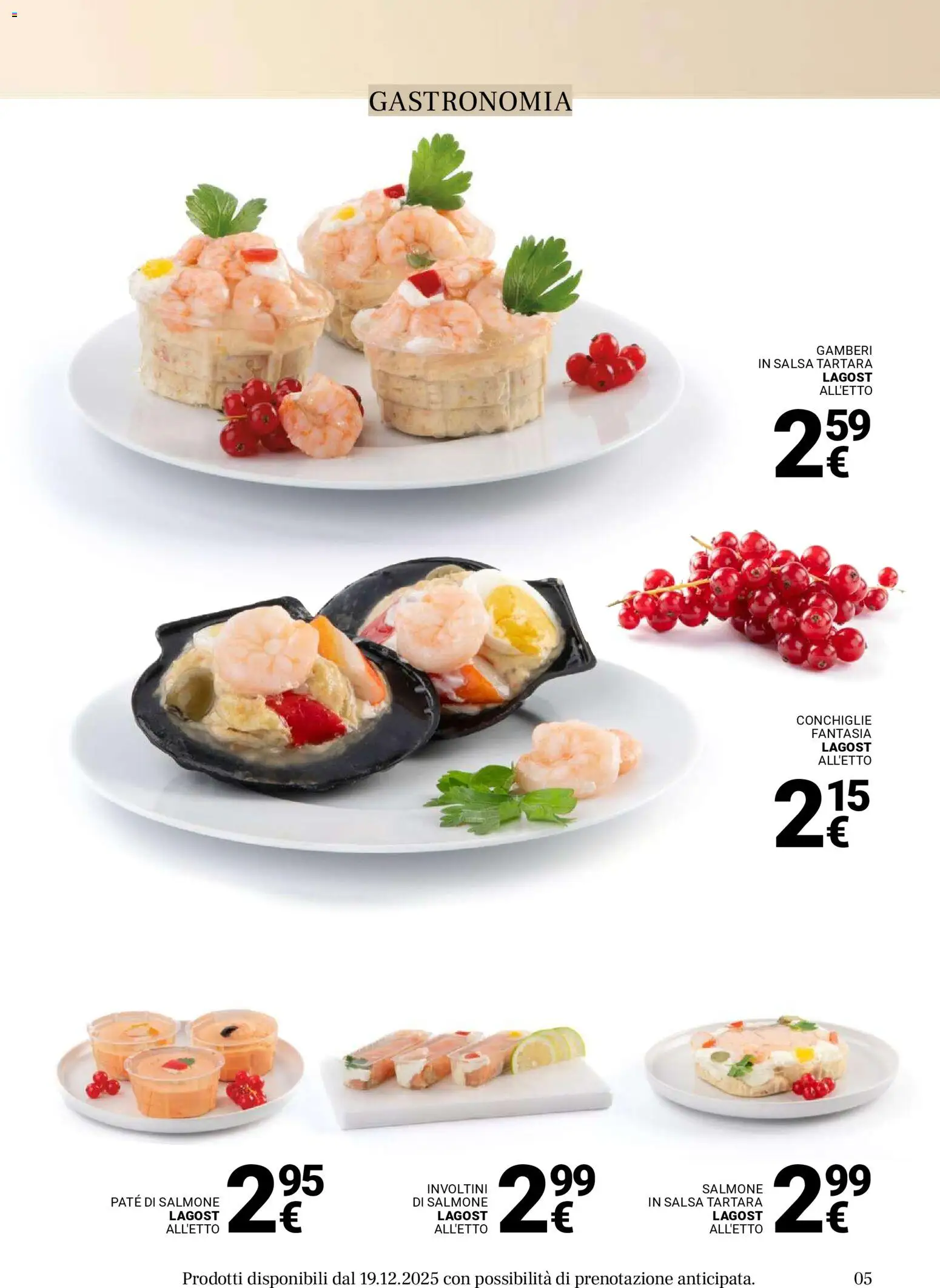 Volantino Gulliver del 17.11.2025 | Pagina: 5 | Prodotti: Paté, Salmone, Gamberi, Salsa