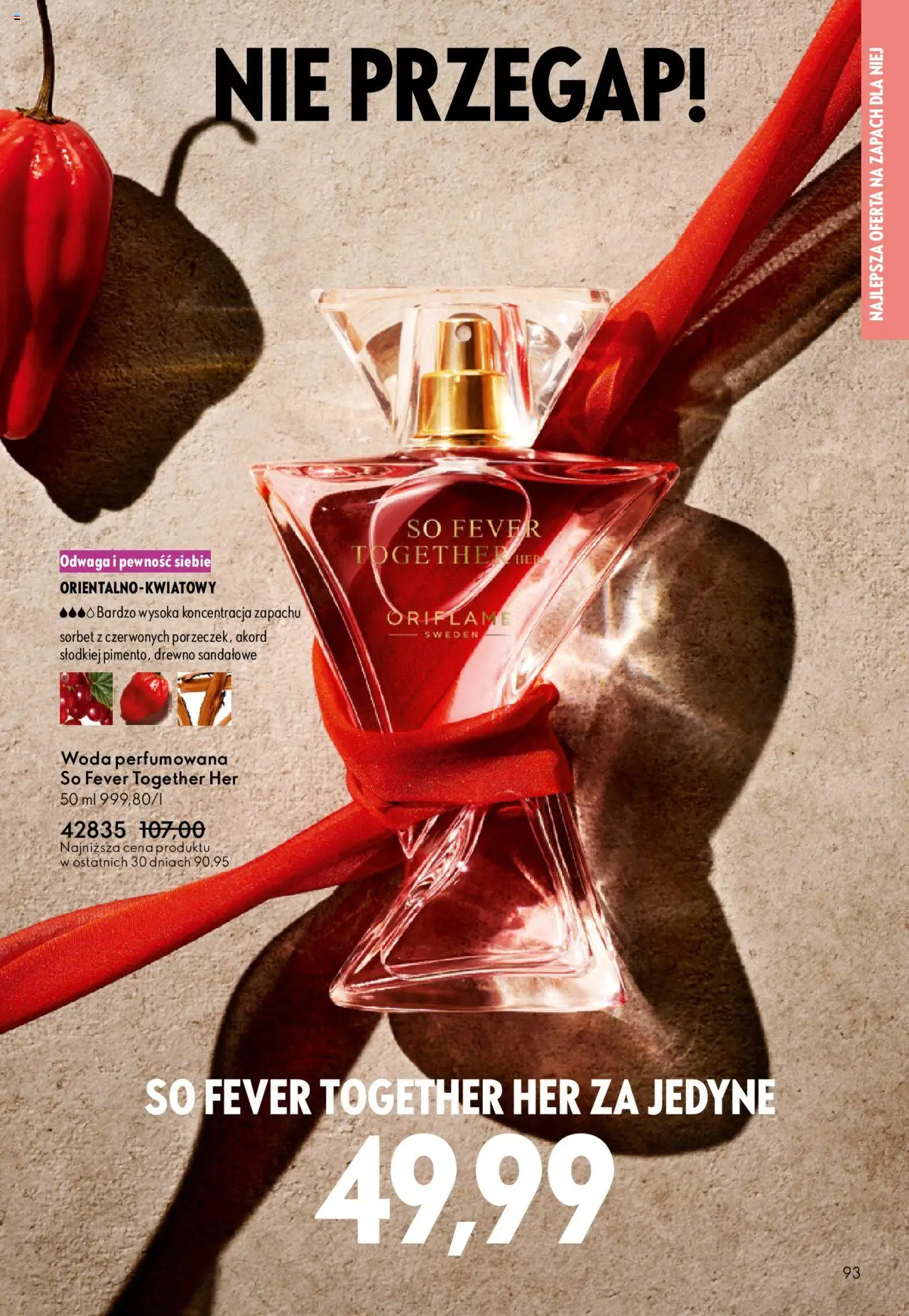 Oriflame Katalog 13 2025 od 07.09.2025 | Strona: 93 | Produkty: Zapach, Sorbet, Woda