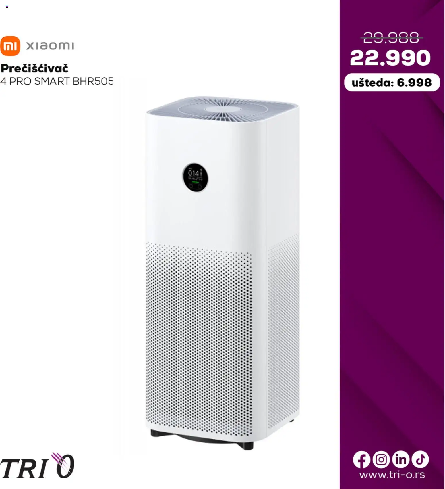 Tri O katalog - važi od 28.10.2025 | Strana: 4 | Proizvode: Xiaomi