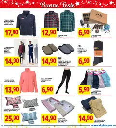 Anteprima del volantino Volantino D Più	 valido a partire dal 11.12.2025 | Pagina: 18 | Prodotti: Spugna, Pile, Pesce, Giacca