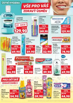 Ústní voda Naturals, máta 500 ml od 17.09.2025 | Strana: 42 | Produkty: Ústní voda, Voda, Bevola, Listerine