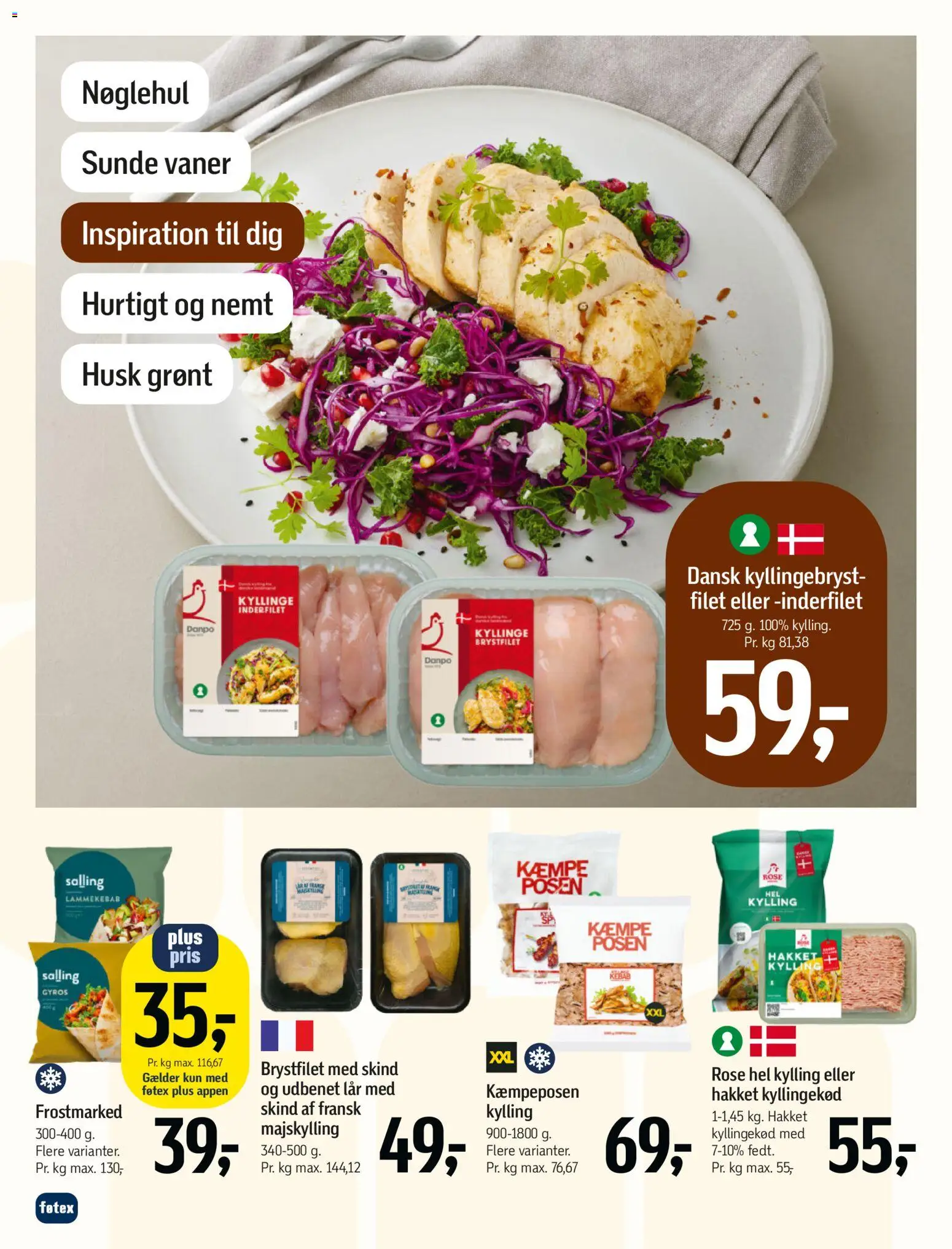 Føtex tilbudsavis – gyldig fra 27.02.2026 | Side: 21 | Produkter: Kyllingekød