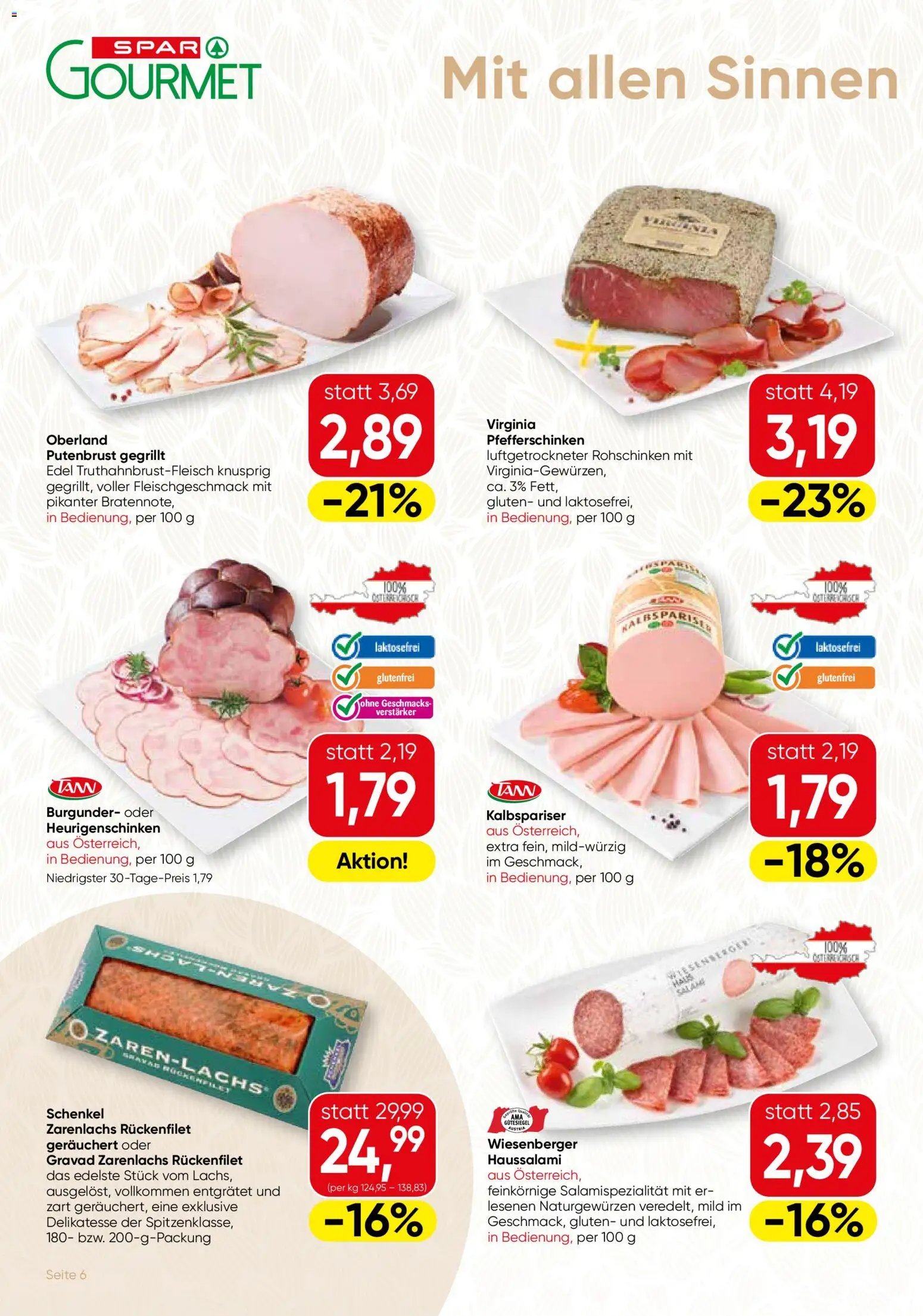 SPAR Gourmet Flugblatt gültig ab 29.01.2026 | Seite: 6