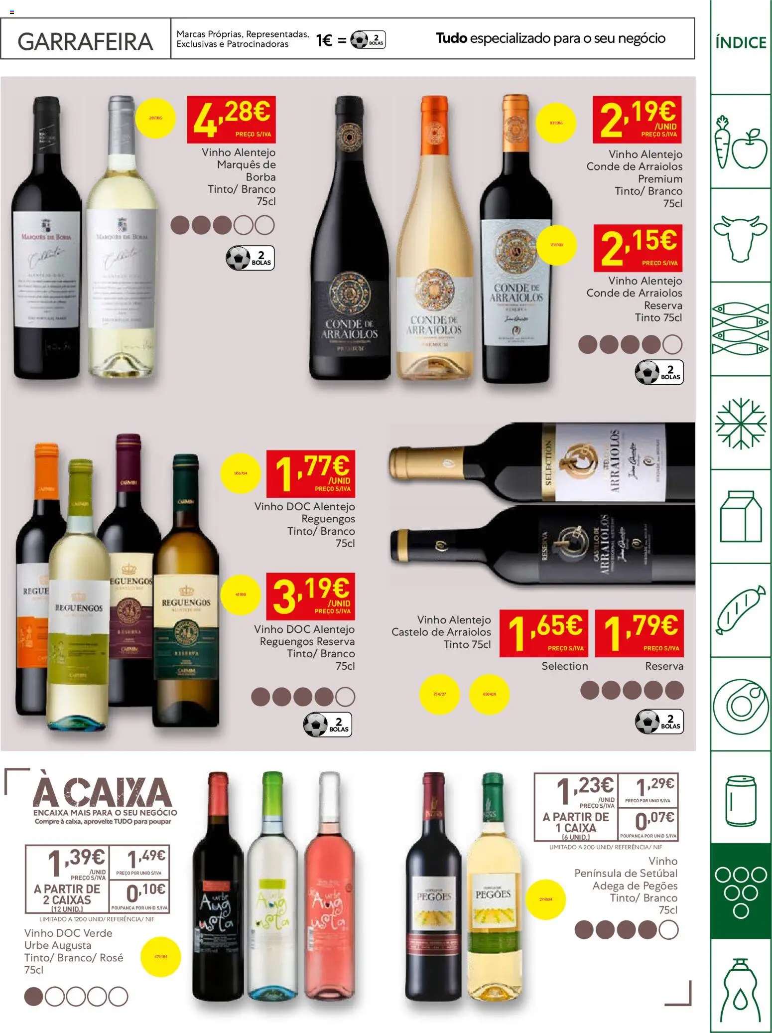Recheio Horeca │ válido de 14.04.2026 | Página: 27 | Produtos: Caixa, Vinho