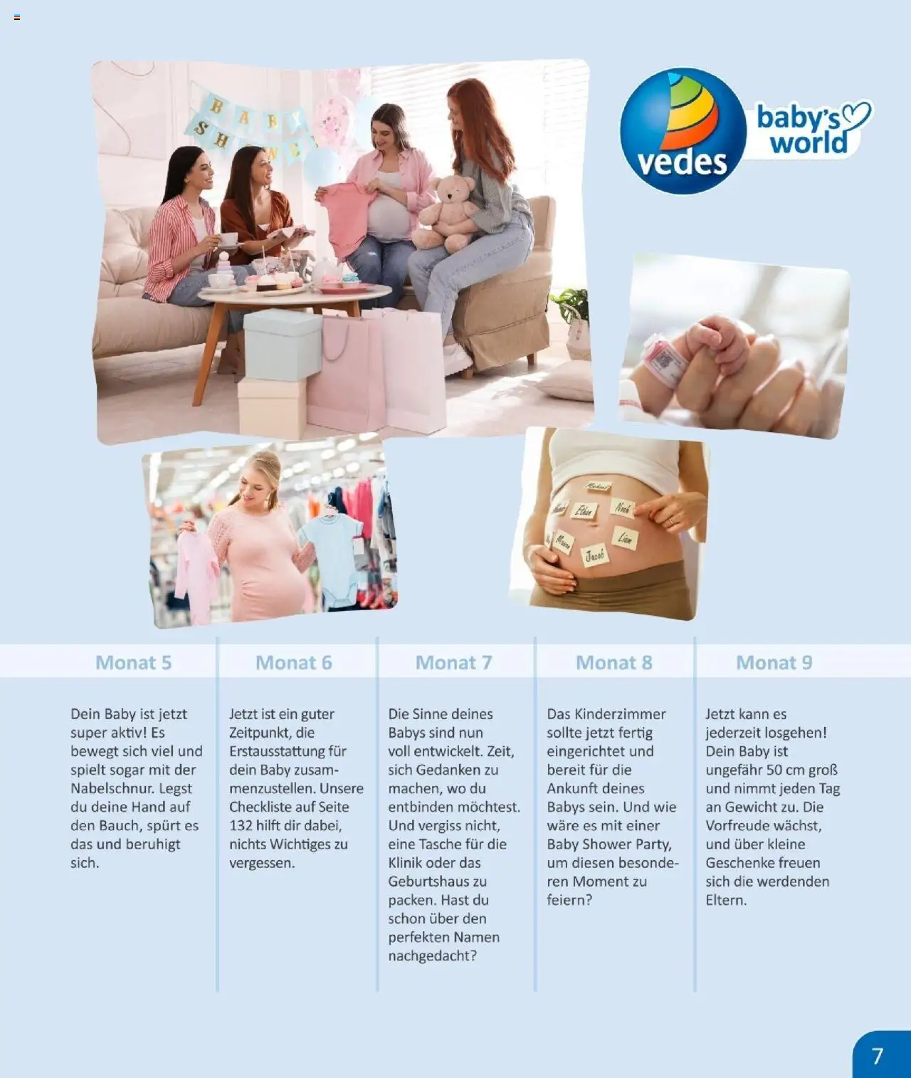 Vedes - Babykatalog - gültig ab dem 01.07.2025 | Seite: 7 | Produkte: Tasche, Gewicht