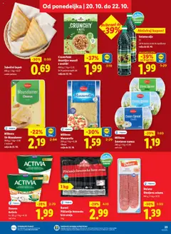 Lidl katalog akcije – veljaven od 16.10.2025 | Stran: 31 | Izdelki: Muesli, Namaz, Sir, Orescki