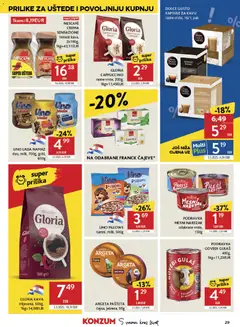 GLORIA KAVA, mljevena, 500g - Pregled kataloga iz trgovine Konzum, vrijedi od 28.01.2026 | Stranica: 29