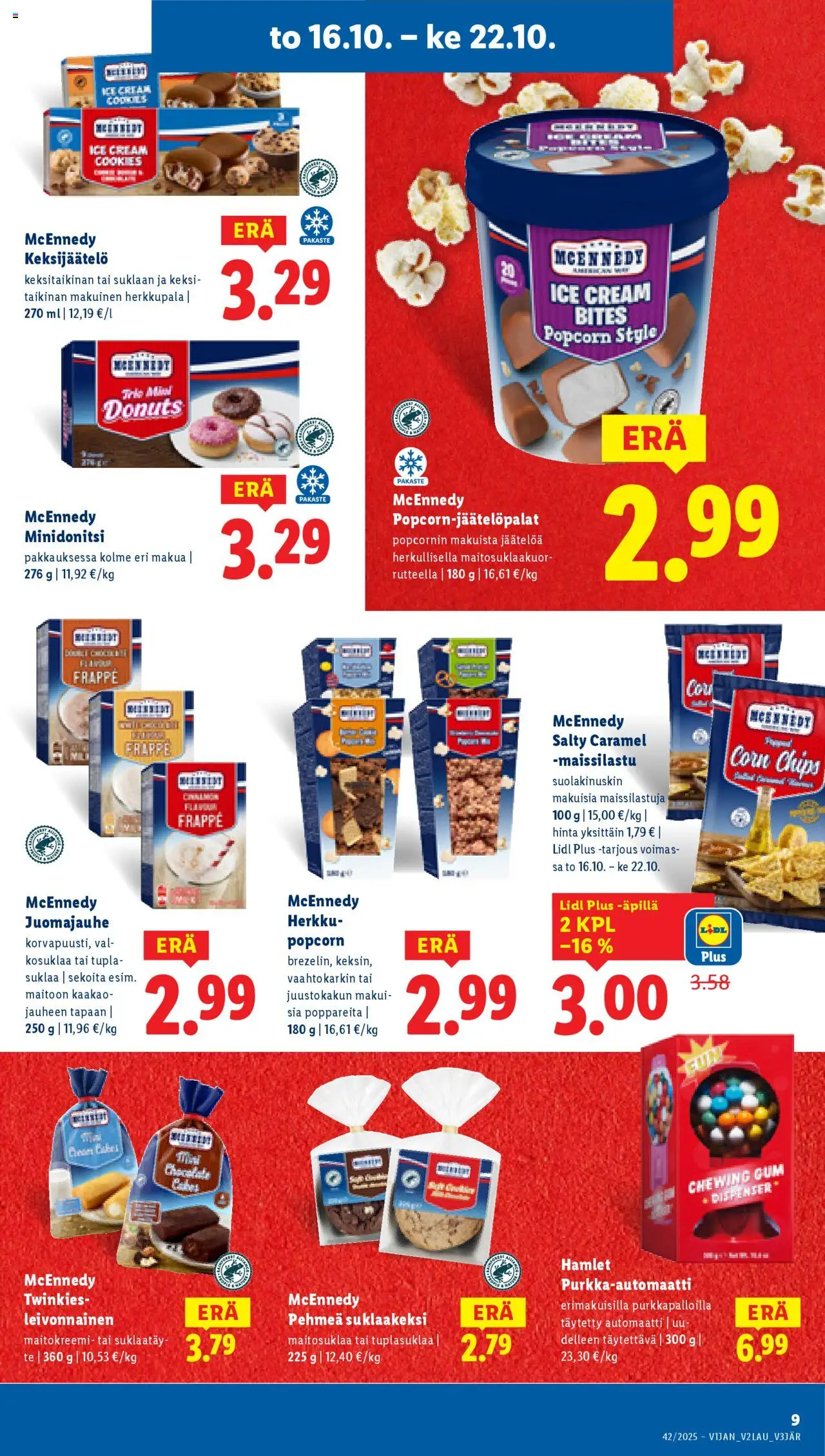 Lidl tarjoukset - Rovaniemi – voimassa 16.10.2025 alkaen | Sivu: 13 | Tuotteet: Suklaa