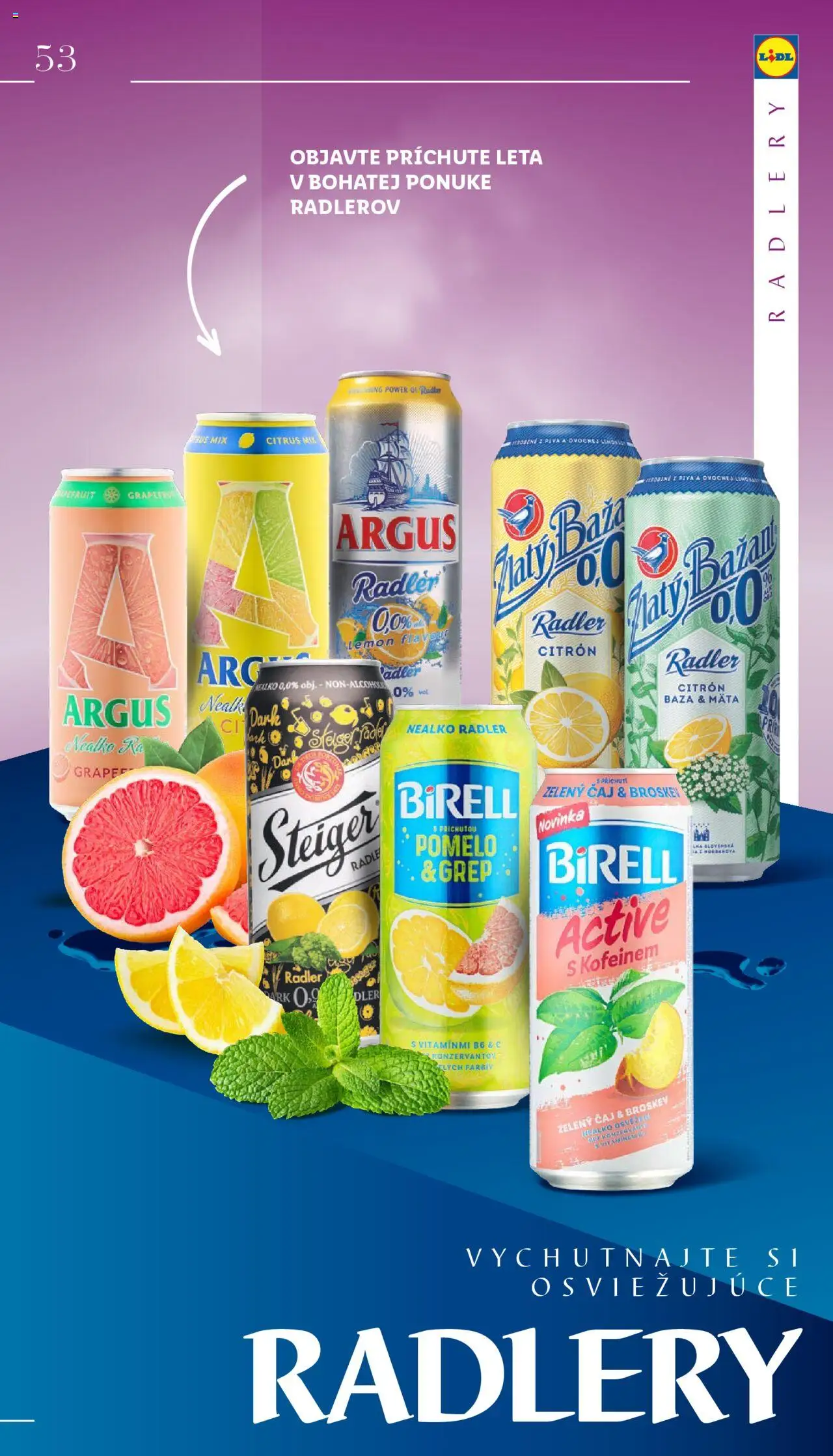 Lidl barmanská príručka │ platný od 03.06.2025 | Strana: 53 | Produkty: Čaj, Steiger, Grapefruit, Pomelo