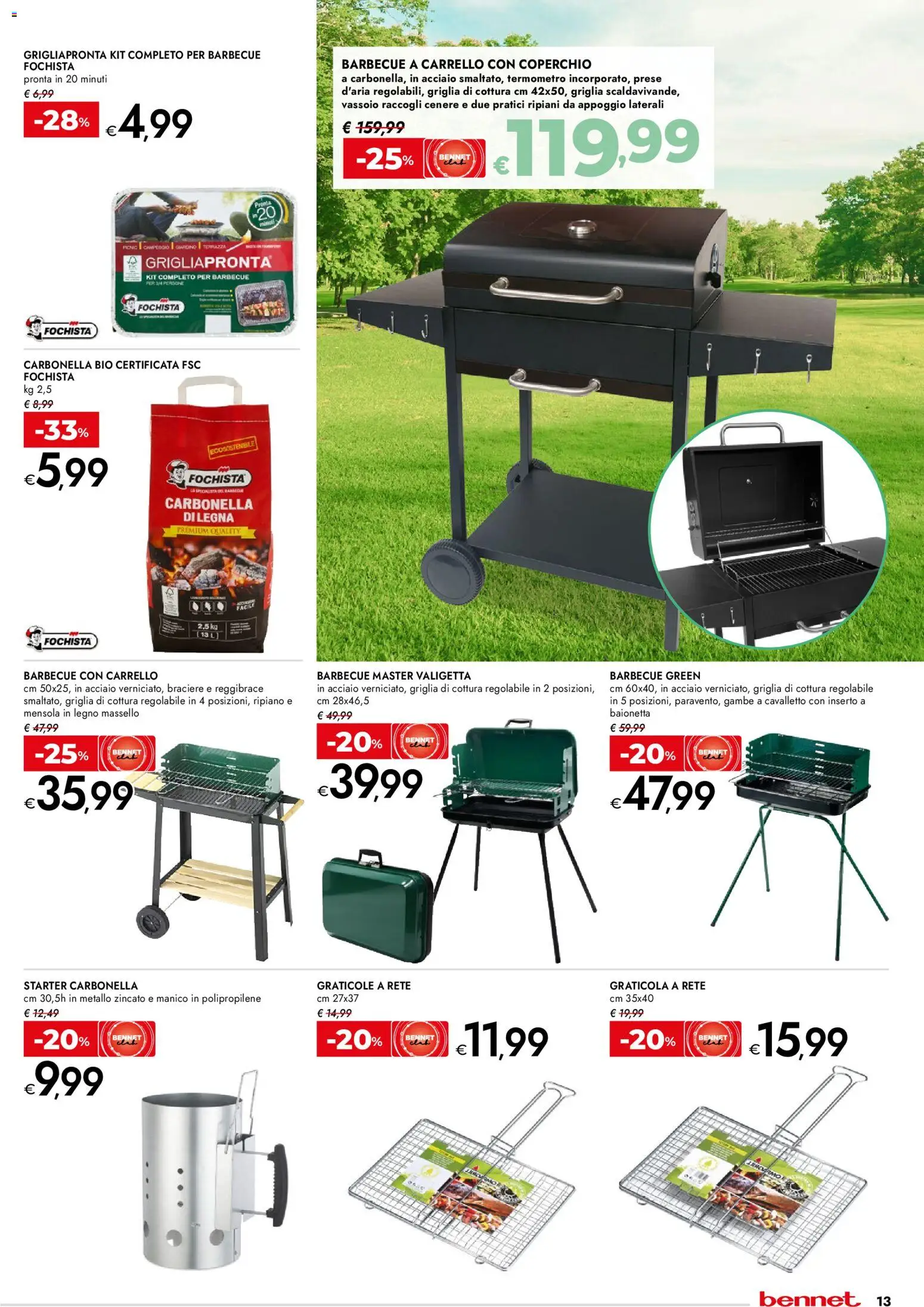 Volantino bennet del 07.04.2026 | Pagina: 13 | Prodotti: Ripiano, Carrello, Vassoio, Valigetta