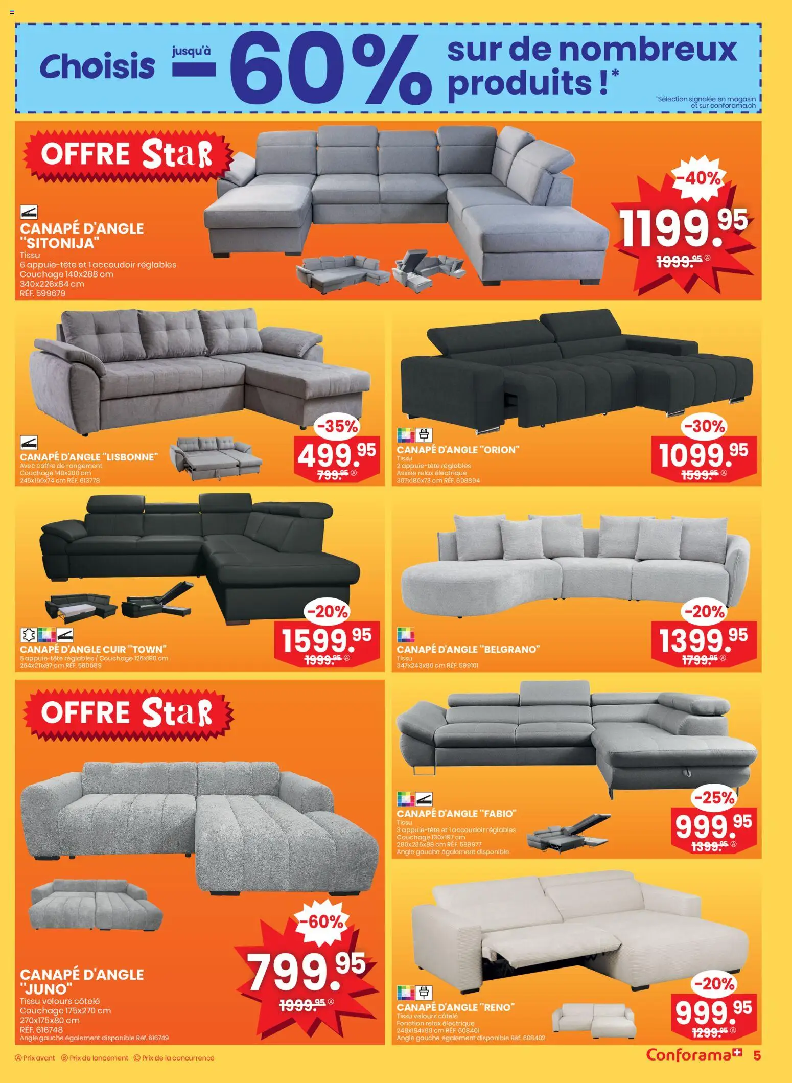 Conforama Aktionen Super Soldes – gültig ab 17.12.2025 | Seite: 5