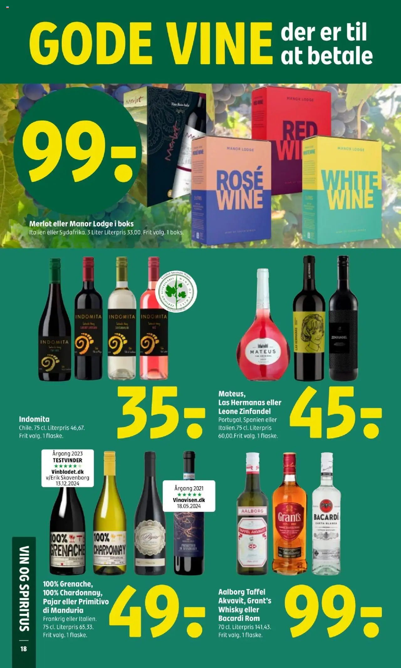 Coop 365 Tilbudsavis gyldig fra 07.08.2025 | Side: 20 | Produkter: Boks, Vin, Whisky, Rom