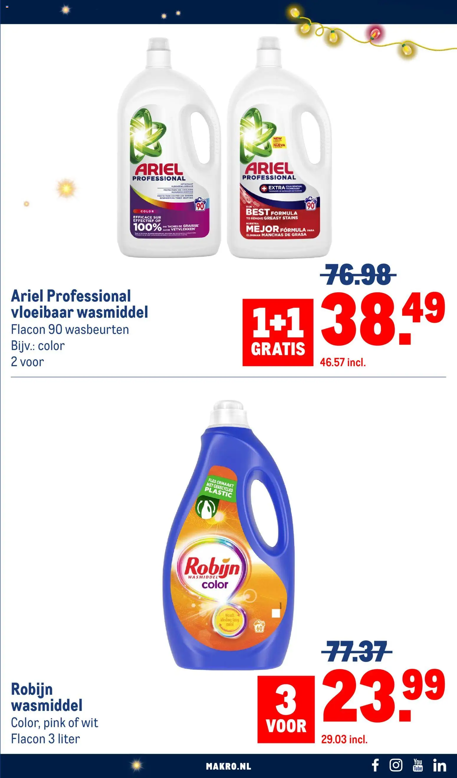 {H1} | Pagina: 101 | Producten: Wasmiddel, Robijn, Fles