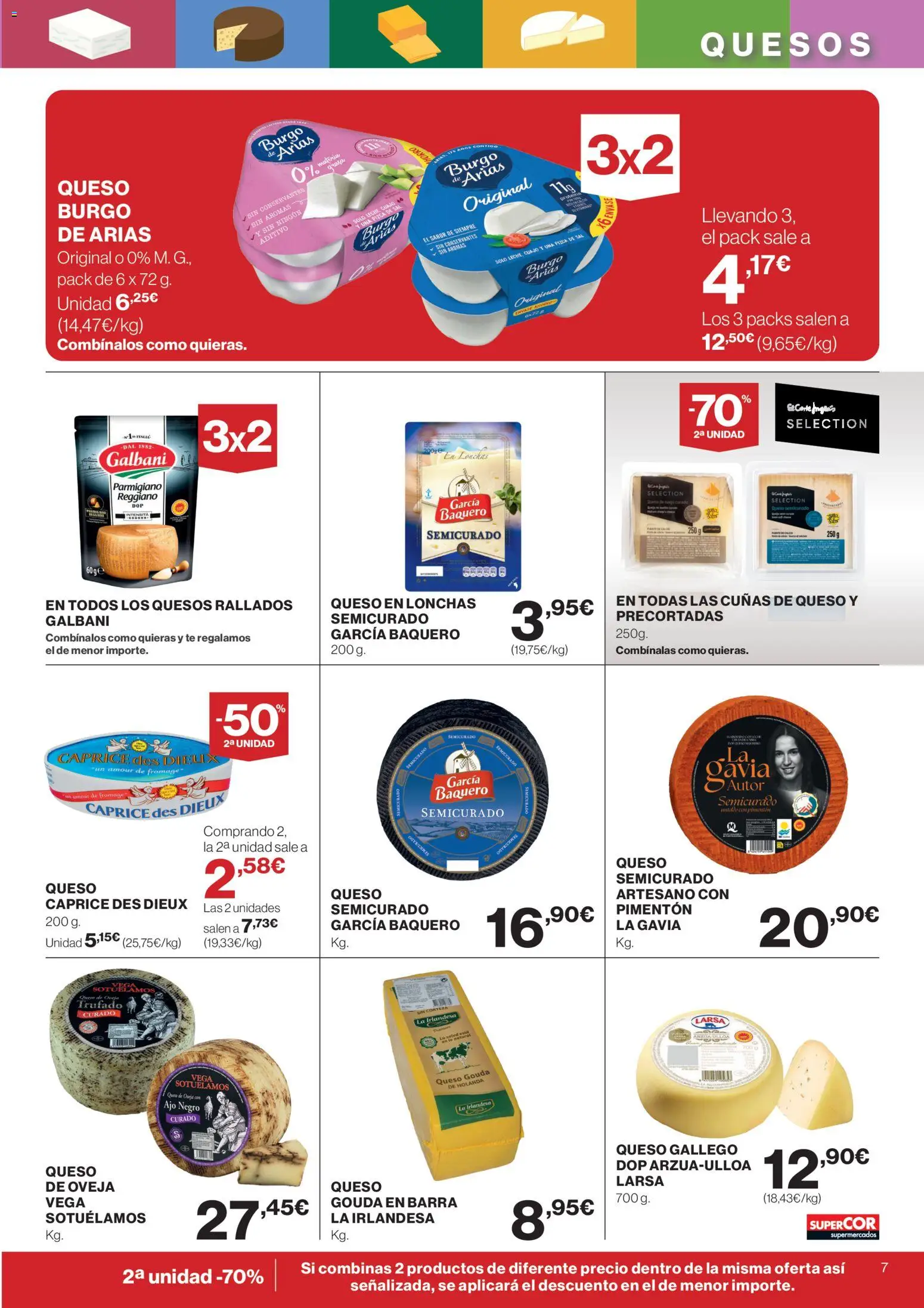 Supercor Canarias │ válido desde el 29.01.2026 | Página: 7 | Productos: Queso, Té, Queso Gouda