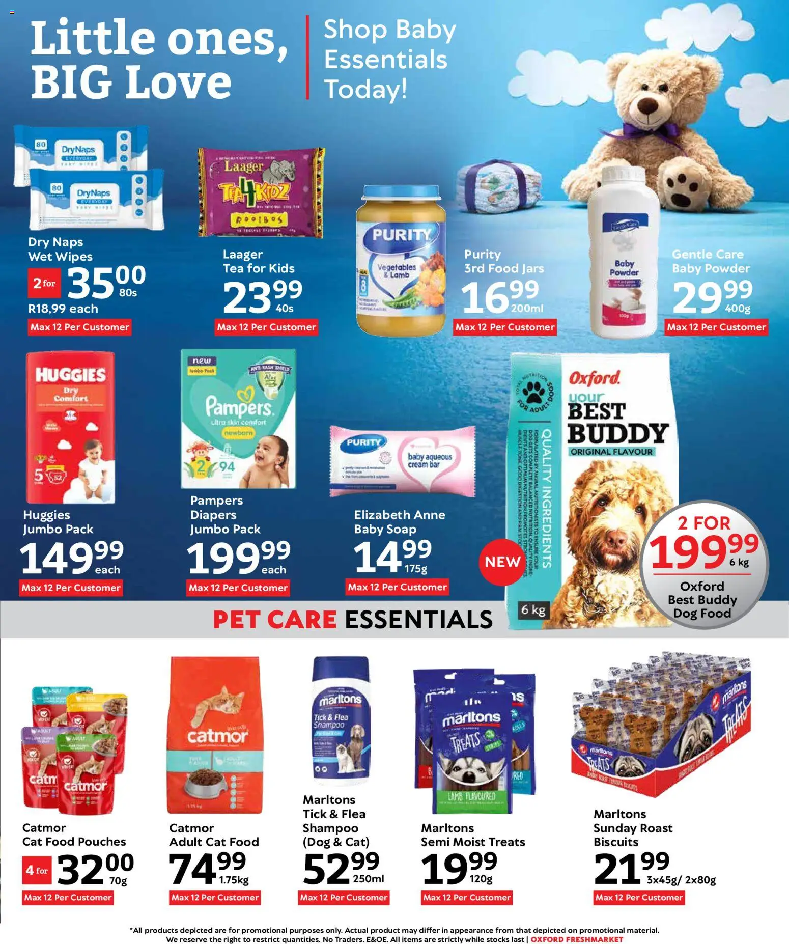 New Oxford Freshmarket catalogue – valid from 14.01.2026 | Page: 19 | Products: Powder, Tea, Soap, Cat food