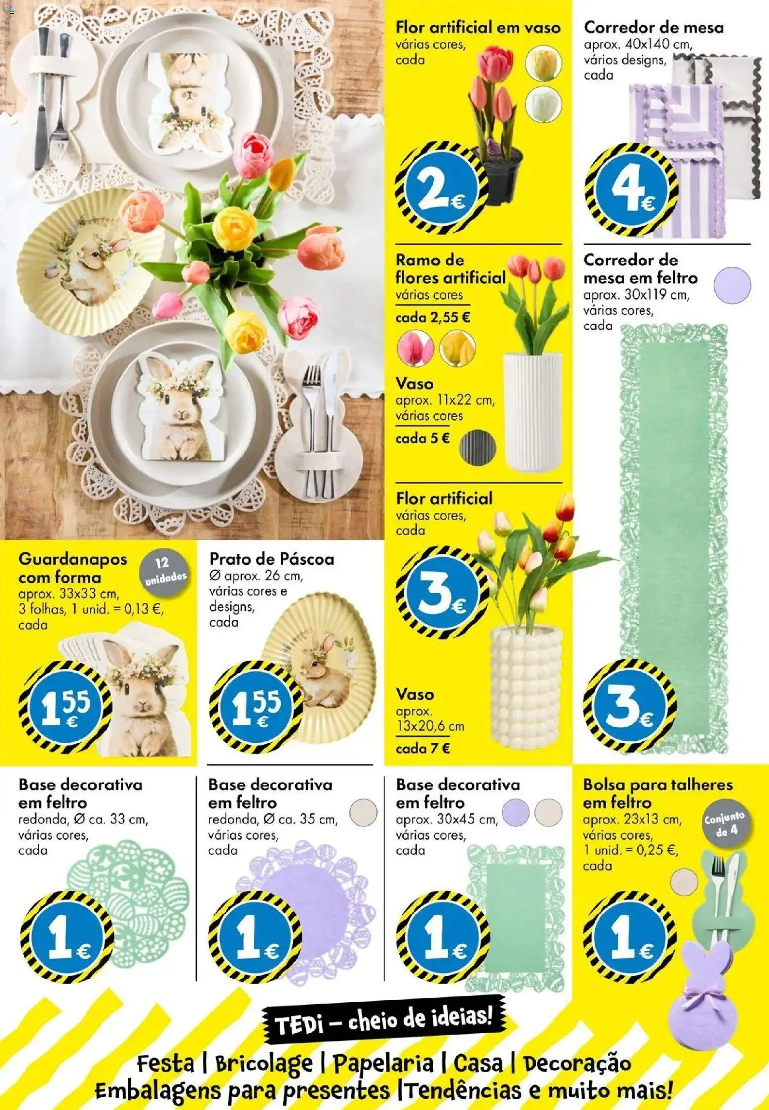 TEDi folheto │ válido de 06.03.2026 | Página: 6 | Produtos: Bolsa, Talheres, Guardanapos, Mesa