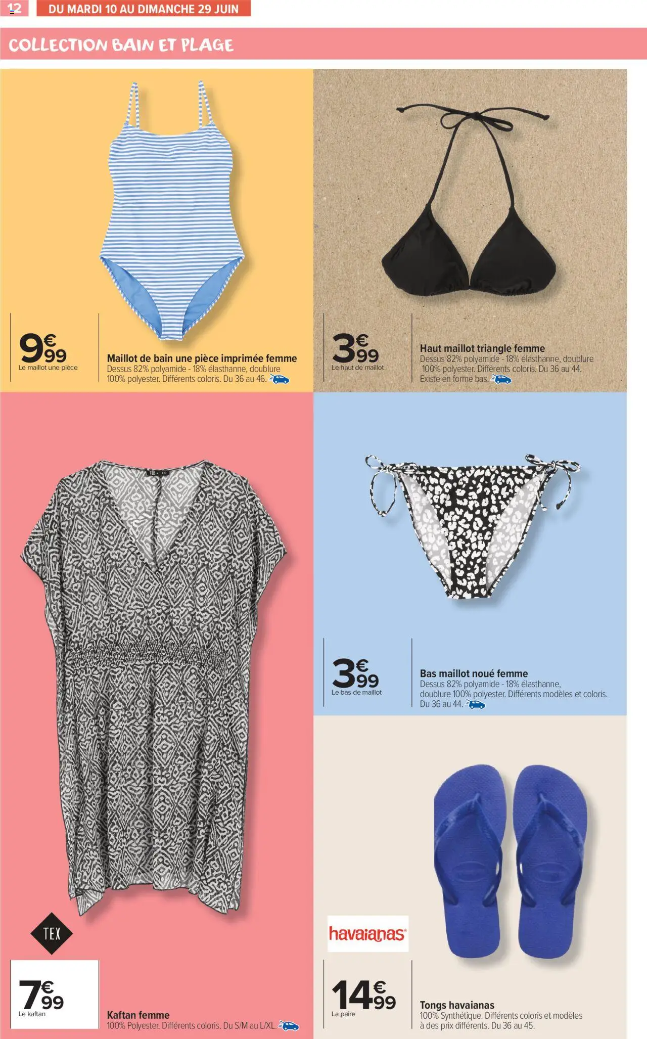  | Page: 12 | Produits: Maillot de bain une pièce, Maillot de bain, Tongs