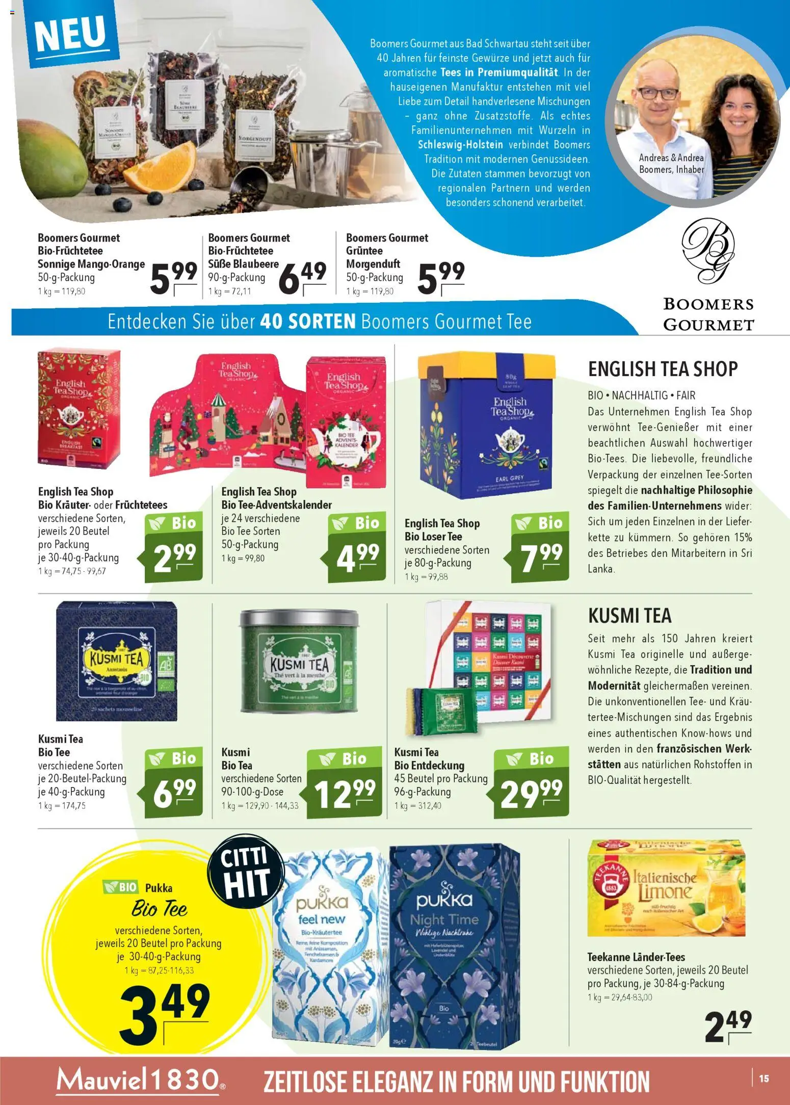 CITTI Markt Prospekt 	 – gültig ab 29.10.2025 | Seite: 15 | Produkte: Bad, Gewürze, Teekanne, Tee