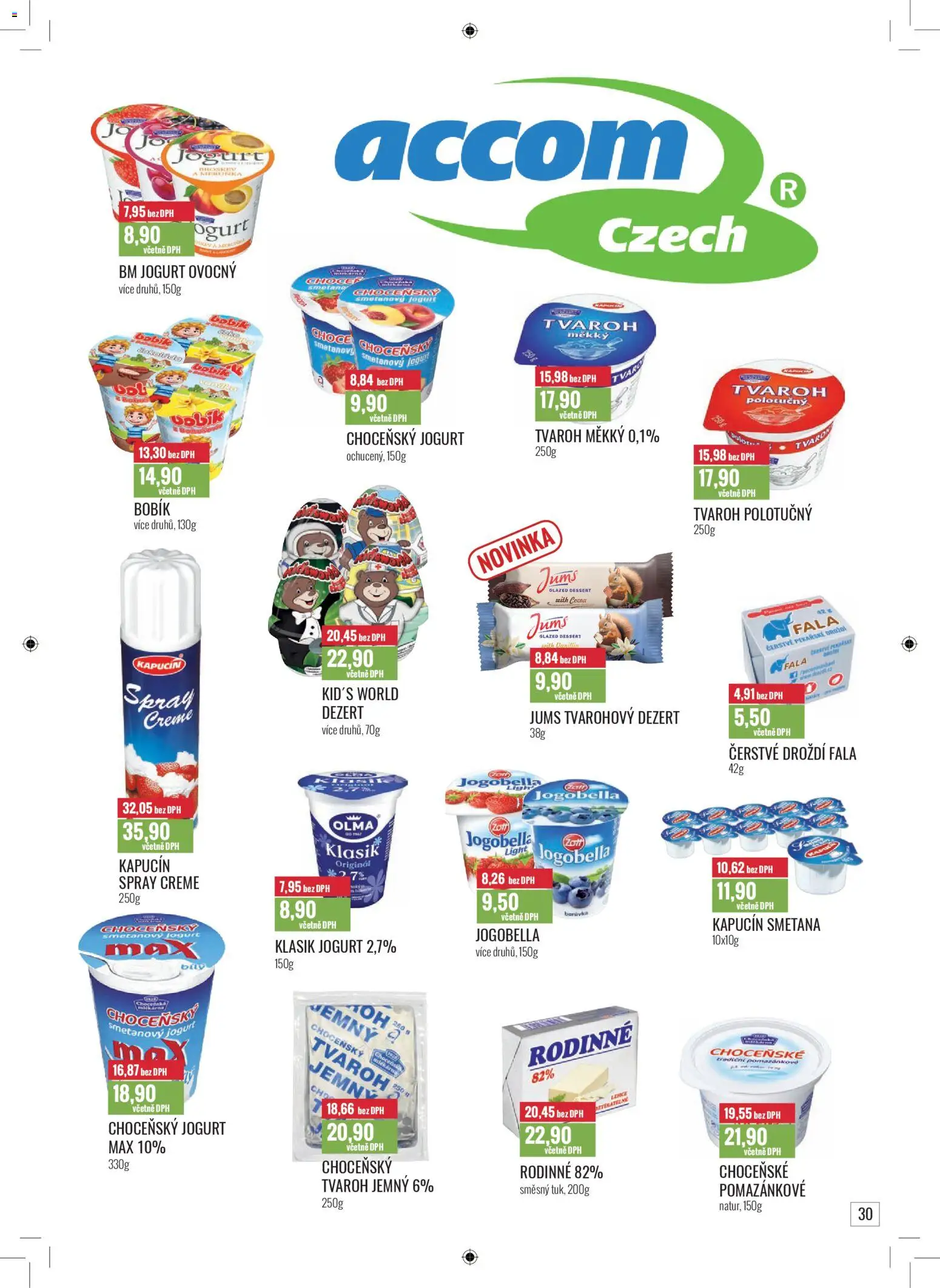 Ratio leták od 01.11.2025 | Strana: 31 | Produkty: Tvarohový dezert, Jogurt, Jogobella, Droždí