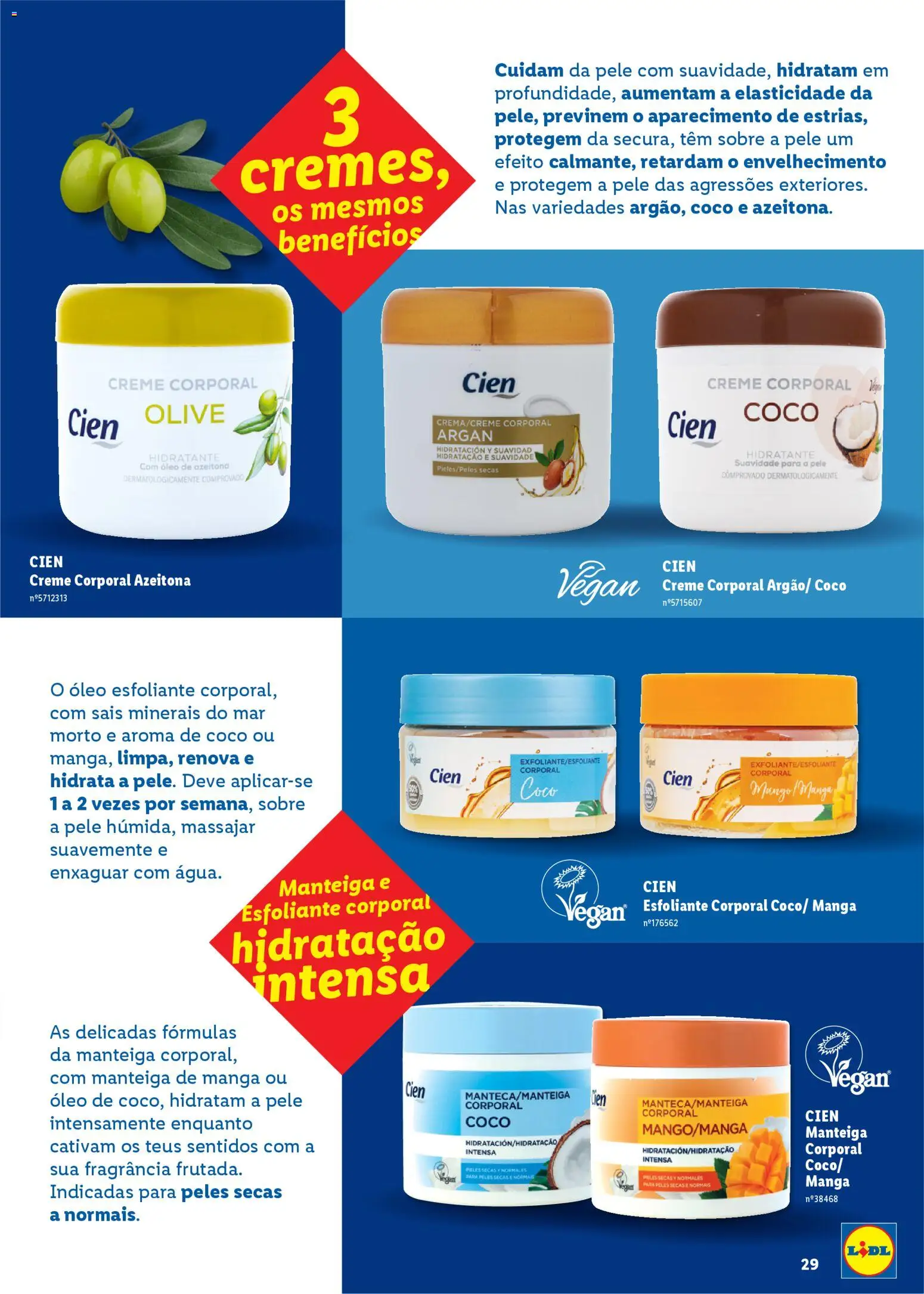 Lidl Beleza Inteligente │ válido de 16.03.2026 | Página: 29 | Produtos: Fragrância, Creme corporal, Óleo, Creme