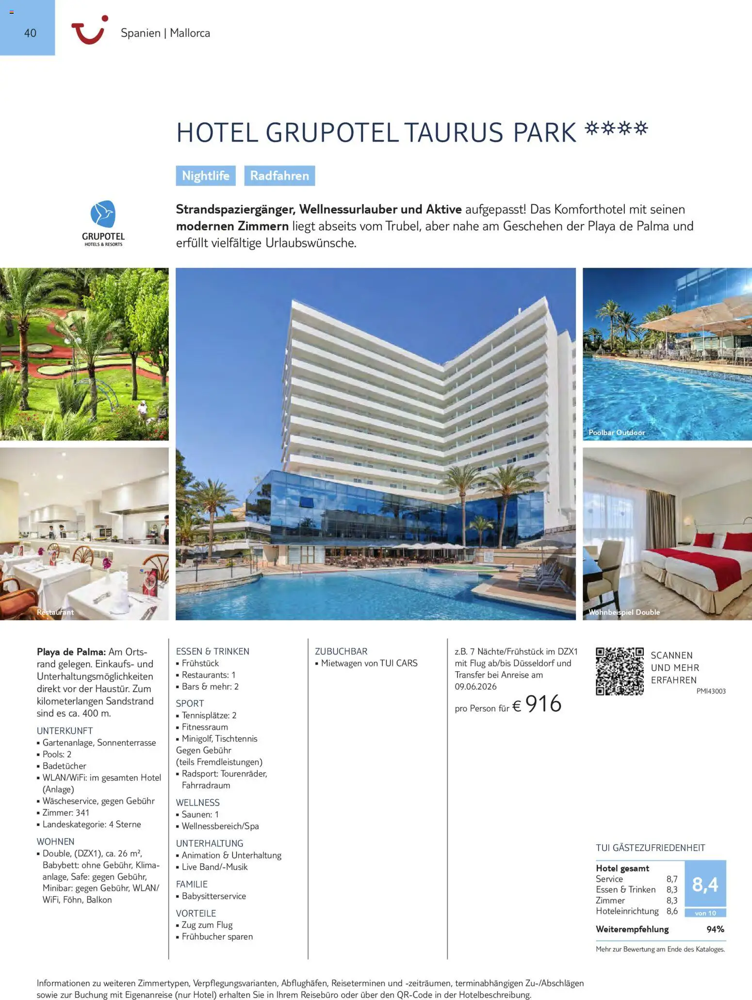 Aida  Südeuropa & Nordafrika 2026/27 – gültig ab 01.01.2026 | Seite: 40 | Produkte: Babybett