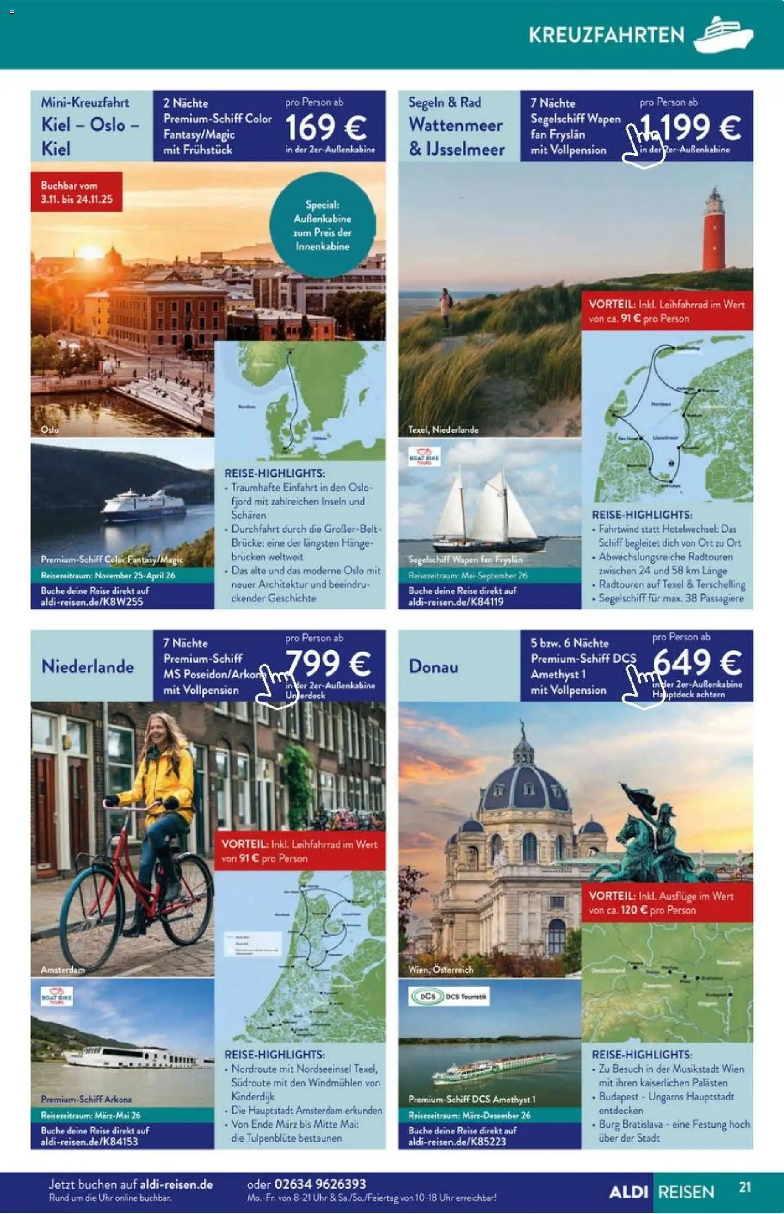 Aldi Reisen Prospekt 	 – gültig ab 01.11.2025 | Seite: 21