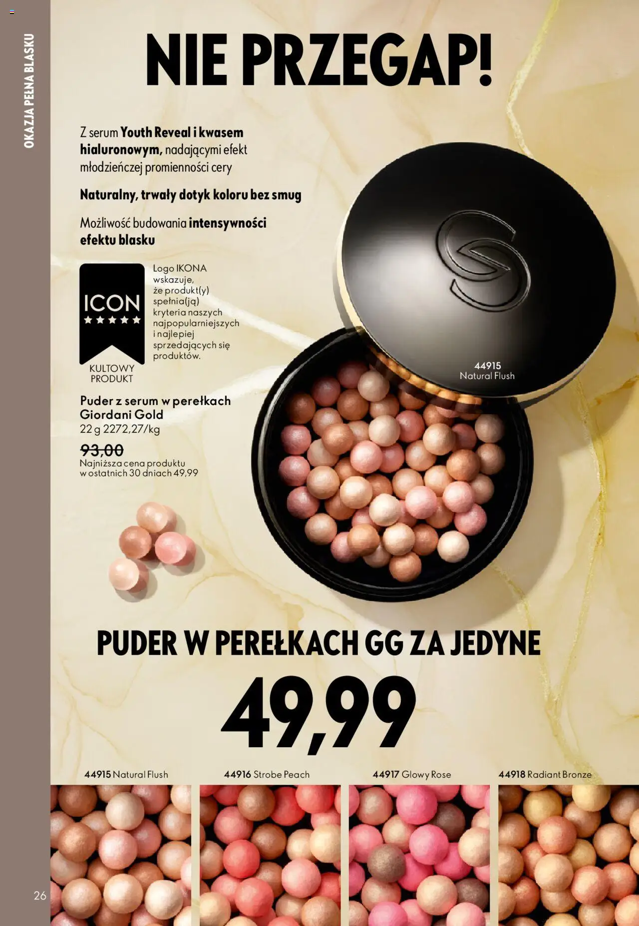 Oriflame Katalog 14 2025 od 01.10.2025 | Strona: 26 | Produkty: Puder