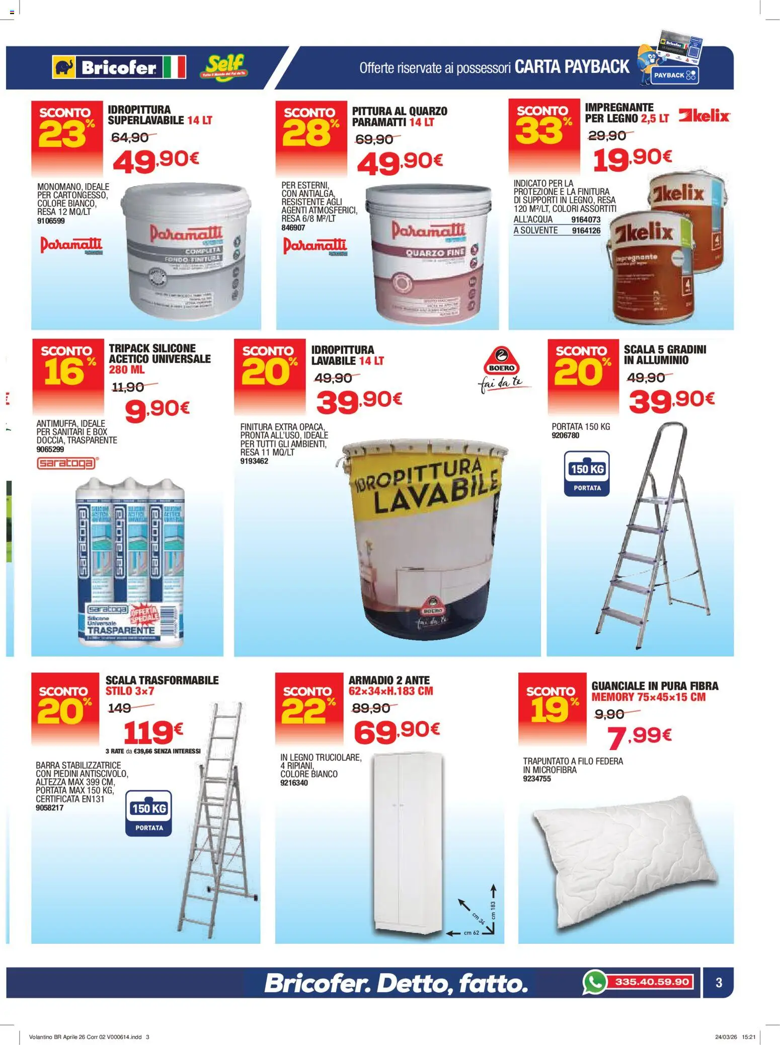 Volantino Bricofer del 09.04.2026 | Pagina: 3