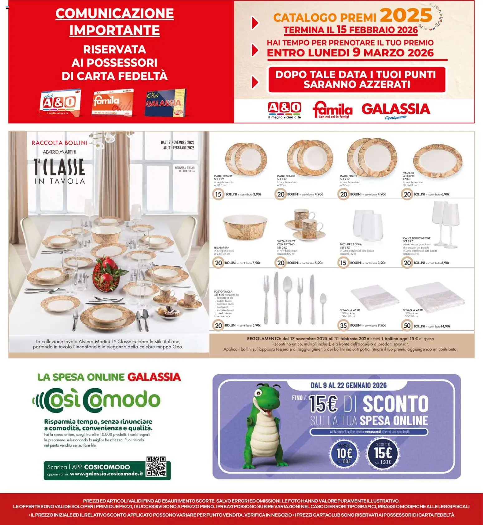 Volantino Galassia del 08.01.2026 | Pagina: 28 | Prodotti: Tè, Data, Tazzina, Tovaglia