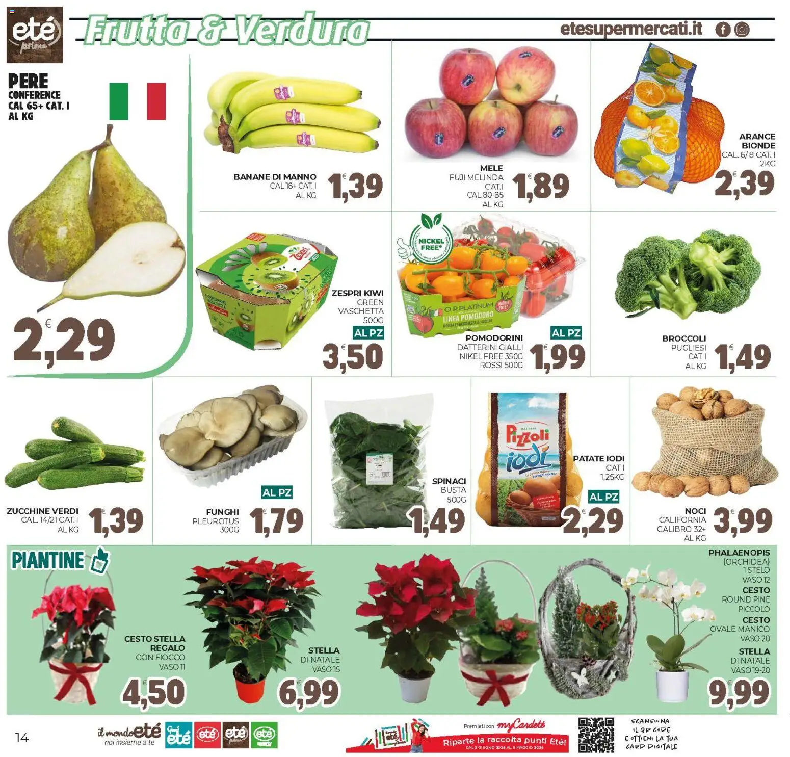 Volantino Eté del 02.12.2025 | Pagina: 14 | Prodotti: Pomodoro, Noci, Orchidea, Vaso