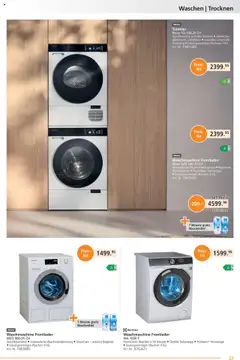 Fust Aktionen ab 20.10.2025 gültig | Seite: 23 | Produkte: Waschmittel, Waschmaschine, Miele